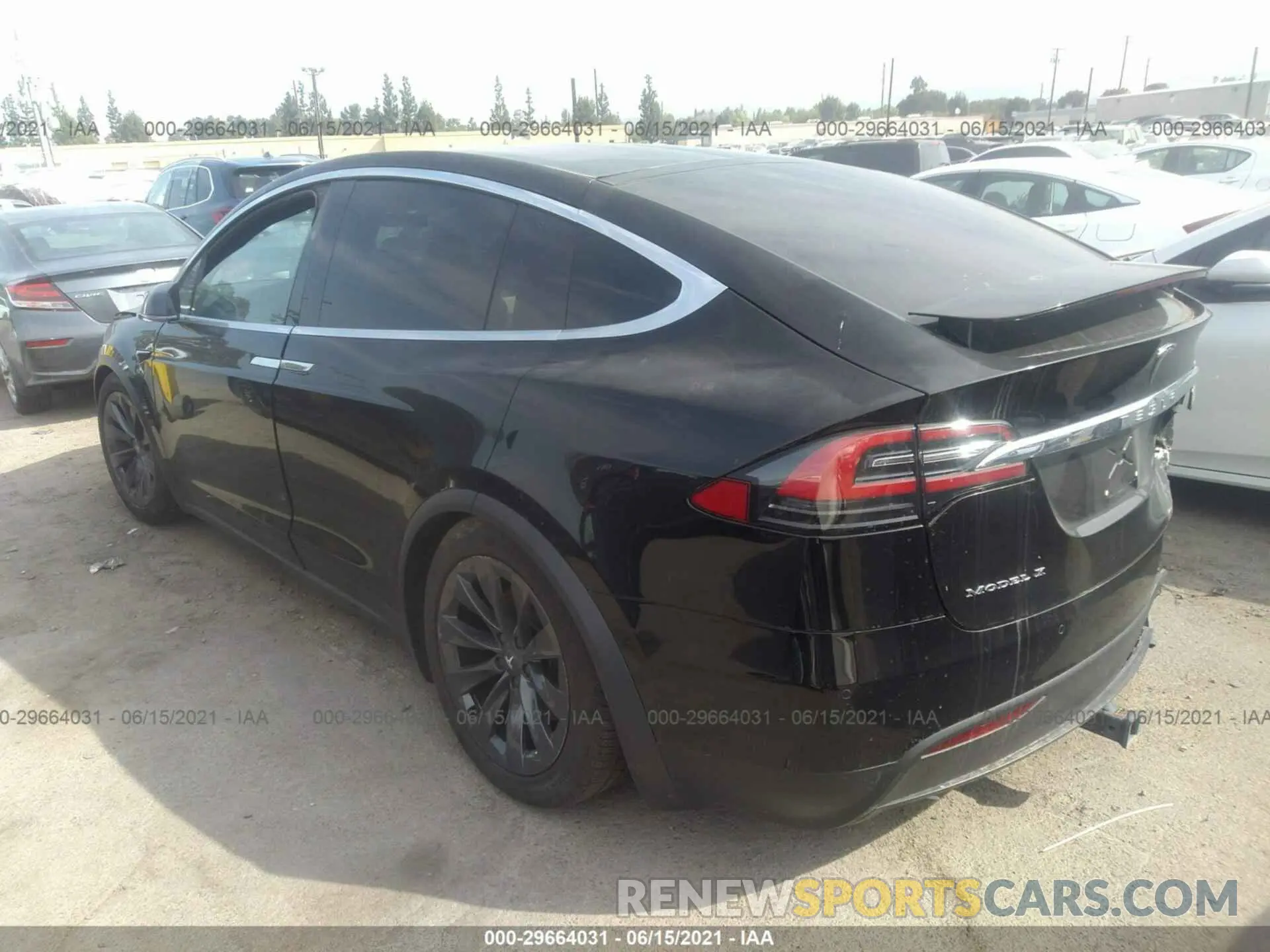 3 fotografías del automóvil dañado 5YJXCBE28KF141639 TESLA MODEL X 2019