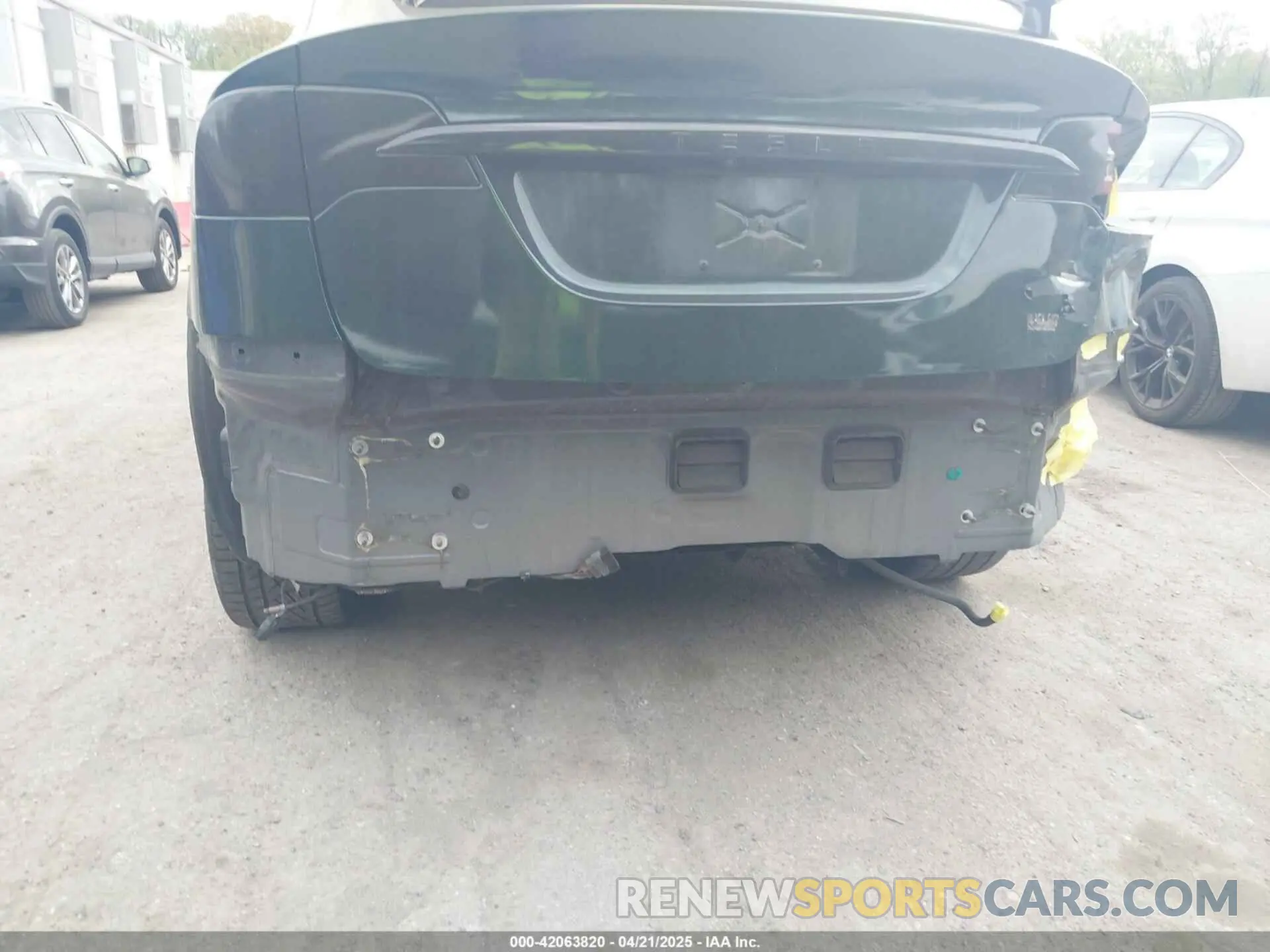 6 fotografías del automóvil dañado 5YJXCBE28KF192171 TESLA MODEL X 2019