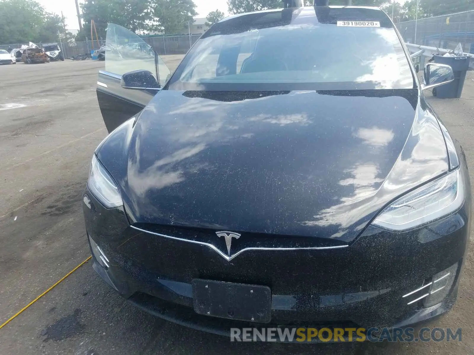 7 fotografías del automóvil dañado 5YJXCBE2XKF207270 TESLA MODEL X 2019