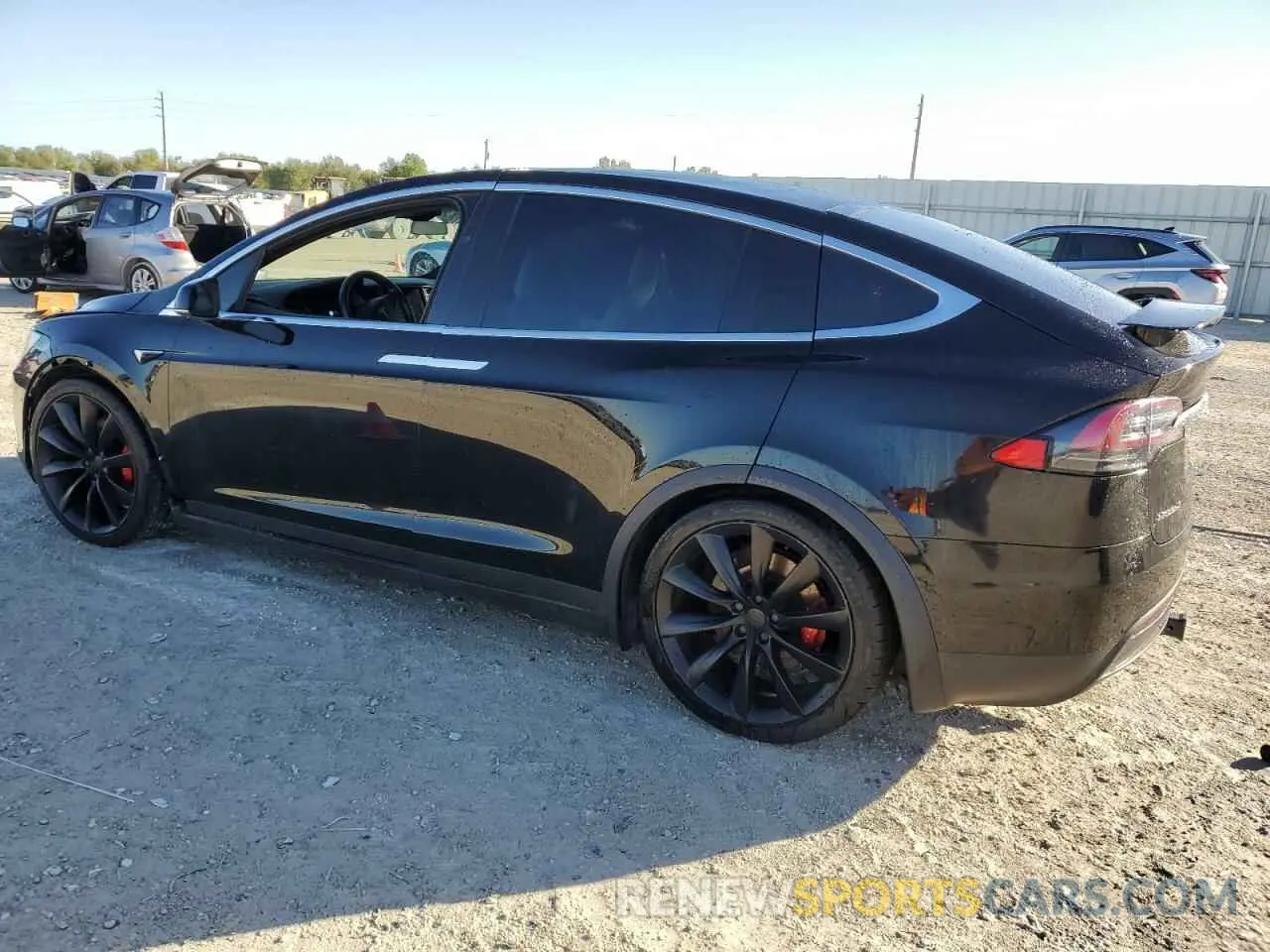 2 fotografías del automóvil dañado 5YJXCBE40KF155228 TESLA MODEL X 2019