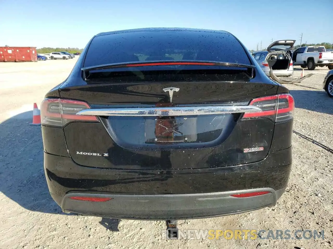 6 fotografías del automóvil dañado 5YJXCBE40KF155228 TESLA MODEL X 2019