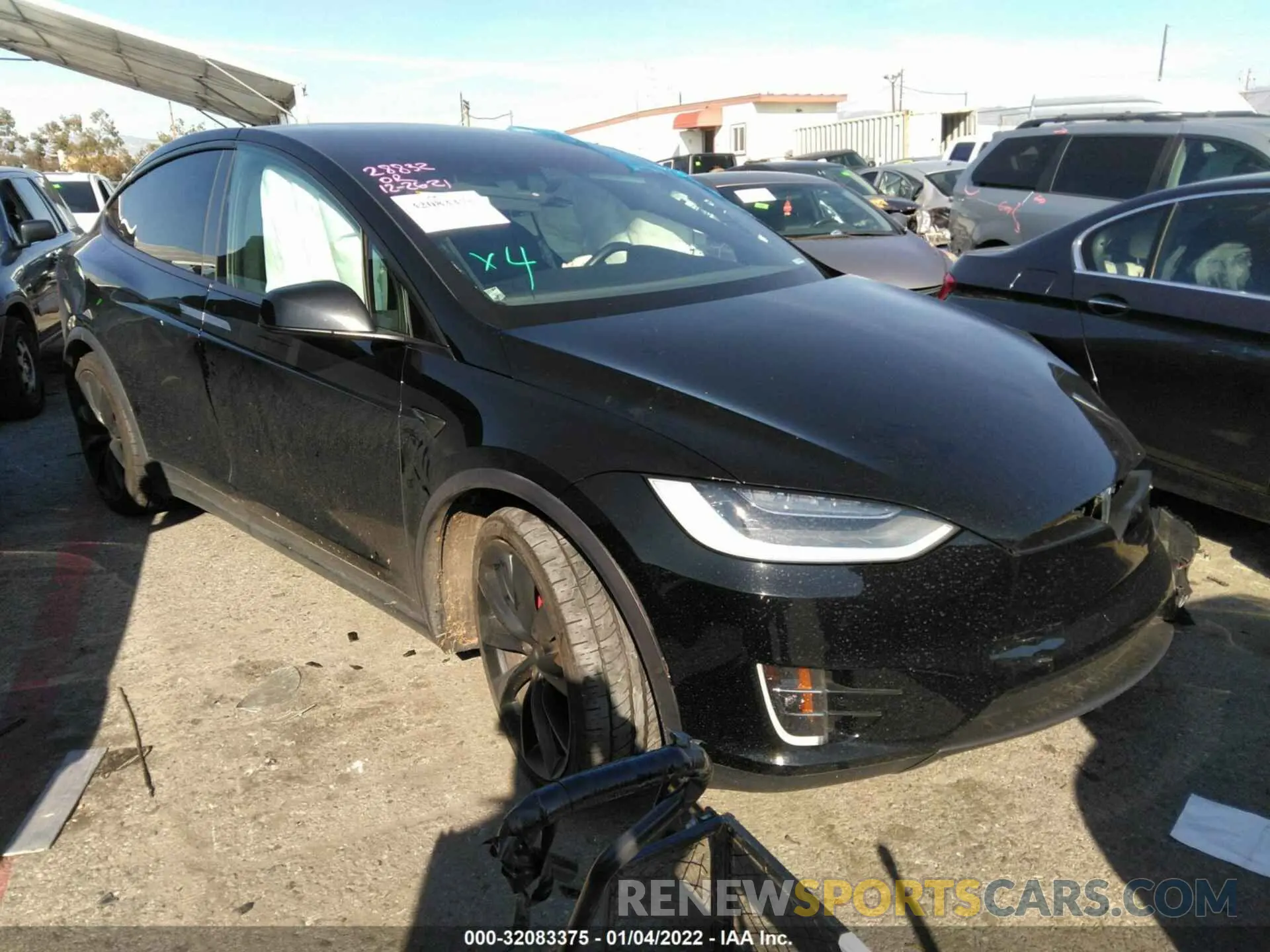 1 fotografías del automóvil dañado 5YJXCBE44KF180813 TESLA MODEL X 2019