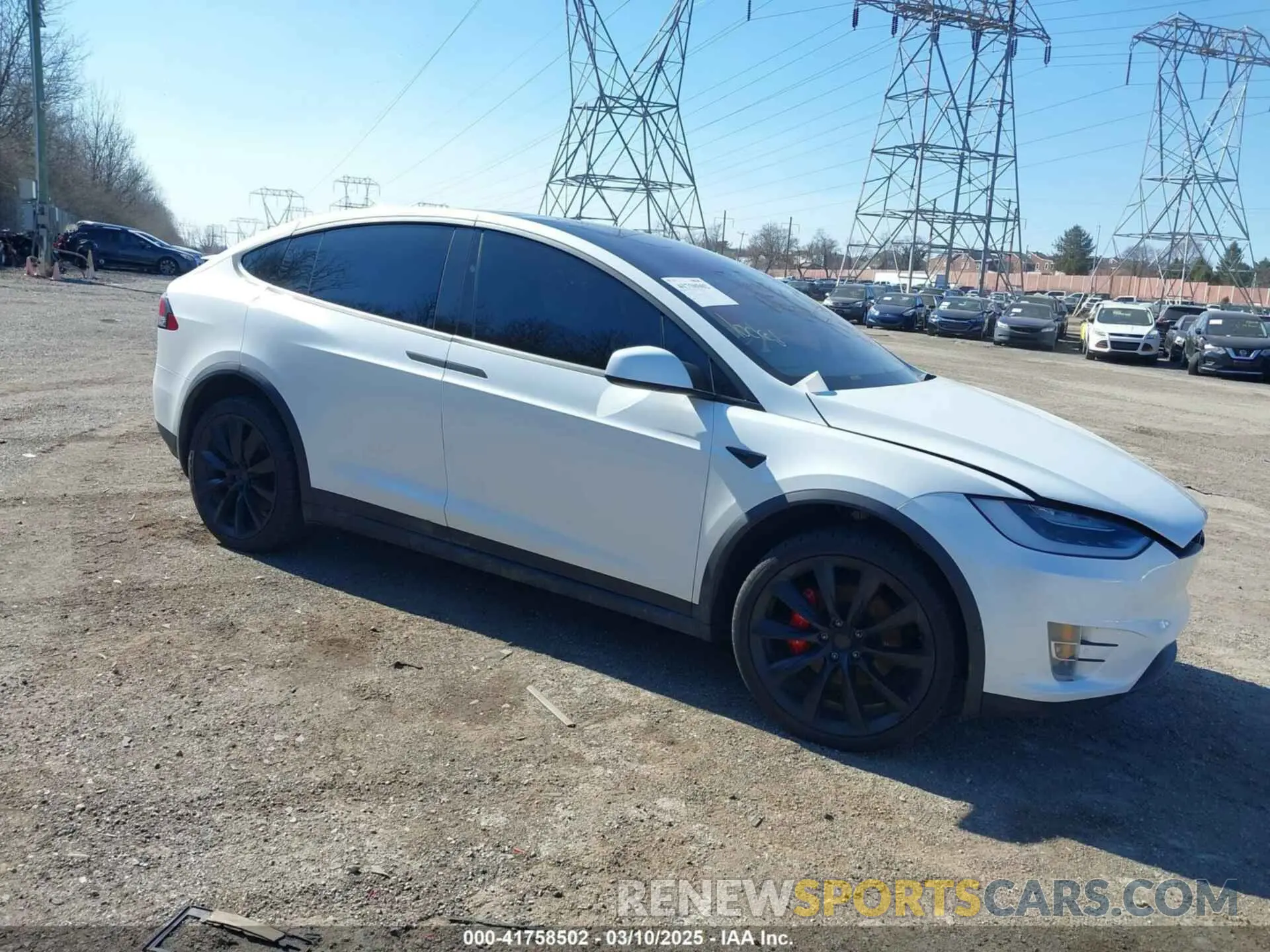 1 fotografías del automóvil dañado 5YJXCBE45KF157640 TESLA MODEL X 2019