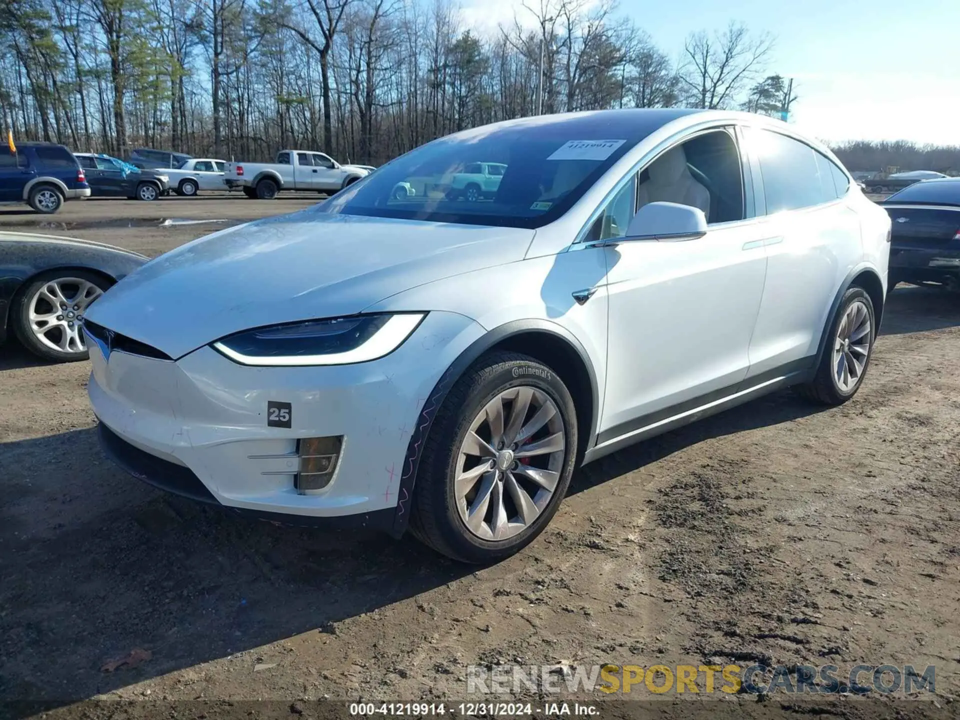 2 fotografías del automóvil dañado 5YJXCBE45KF188953 TESLA MODEL X 2019