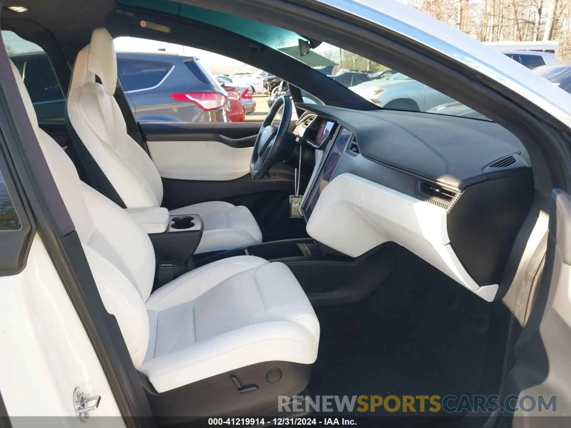 5 fotografías del automóvil dañado 5YJXCBE45KF188953 TESLA MODEL X 2019