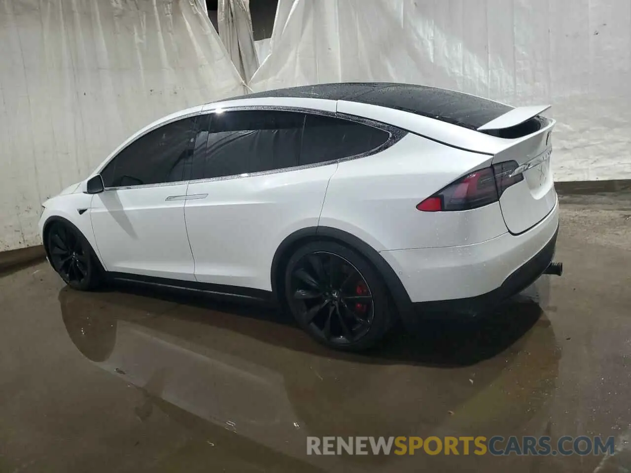 2 fotografías del automóvil dañado 5YJXCBE4XKF181738 TESLA MODEL X 2019