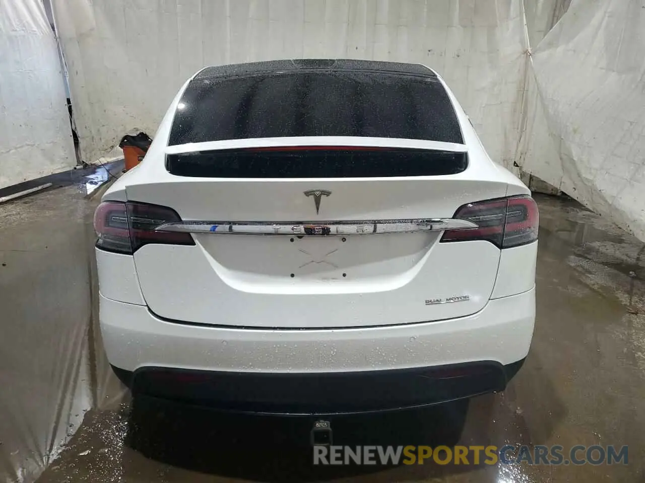 6 fotografías del automóvil dañado 5YJXCBE4XKF181738 TESLA MODEL X 2019