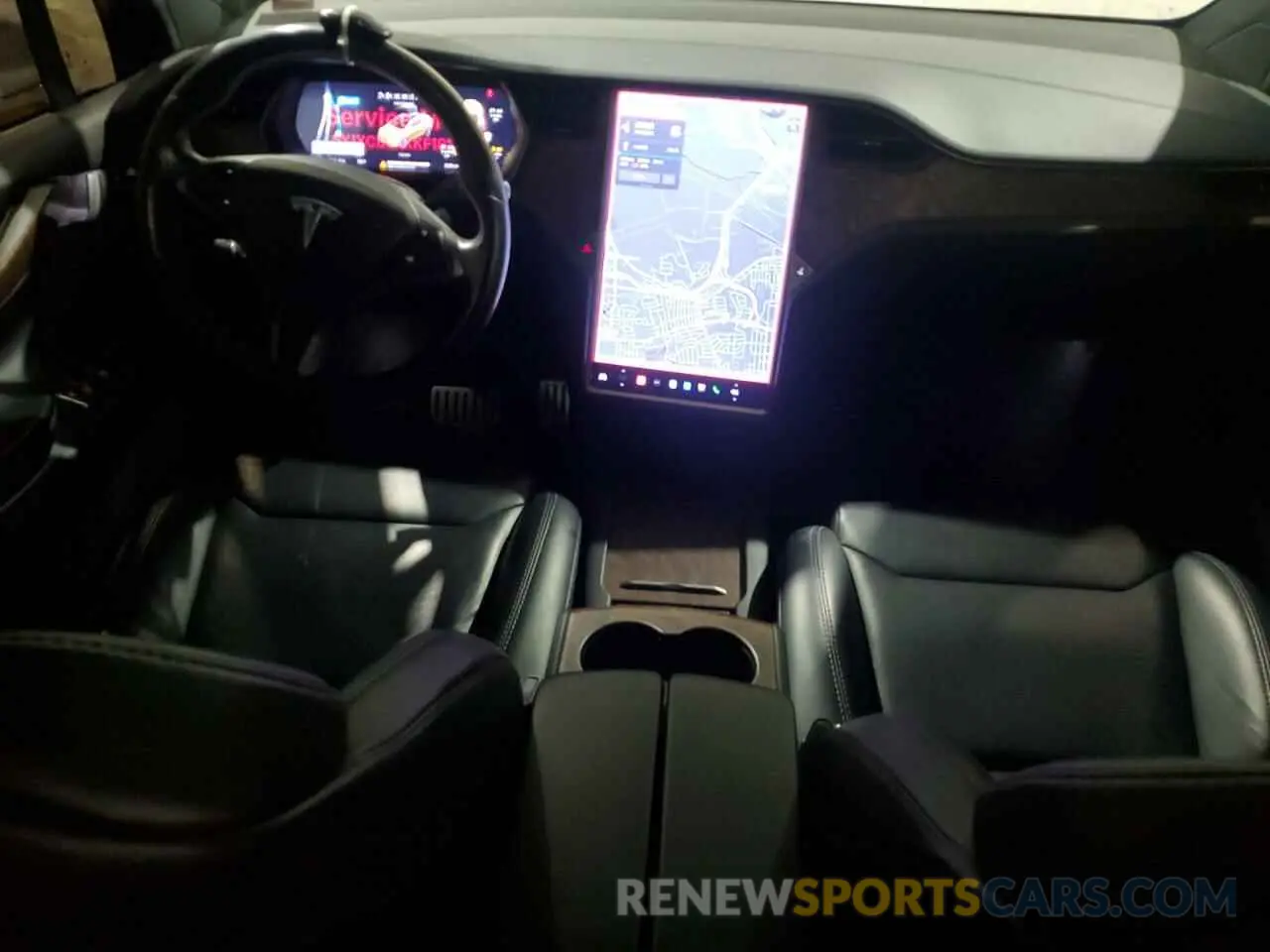 8 fotografías del automóvil dañado 5YJXCBE4XKF181738 TESLA MODEL X 2019