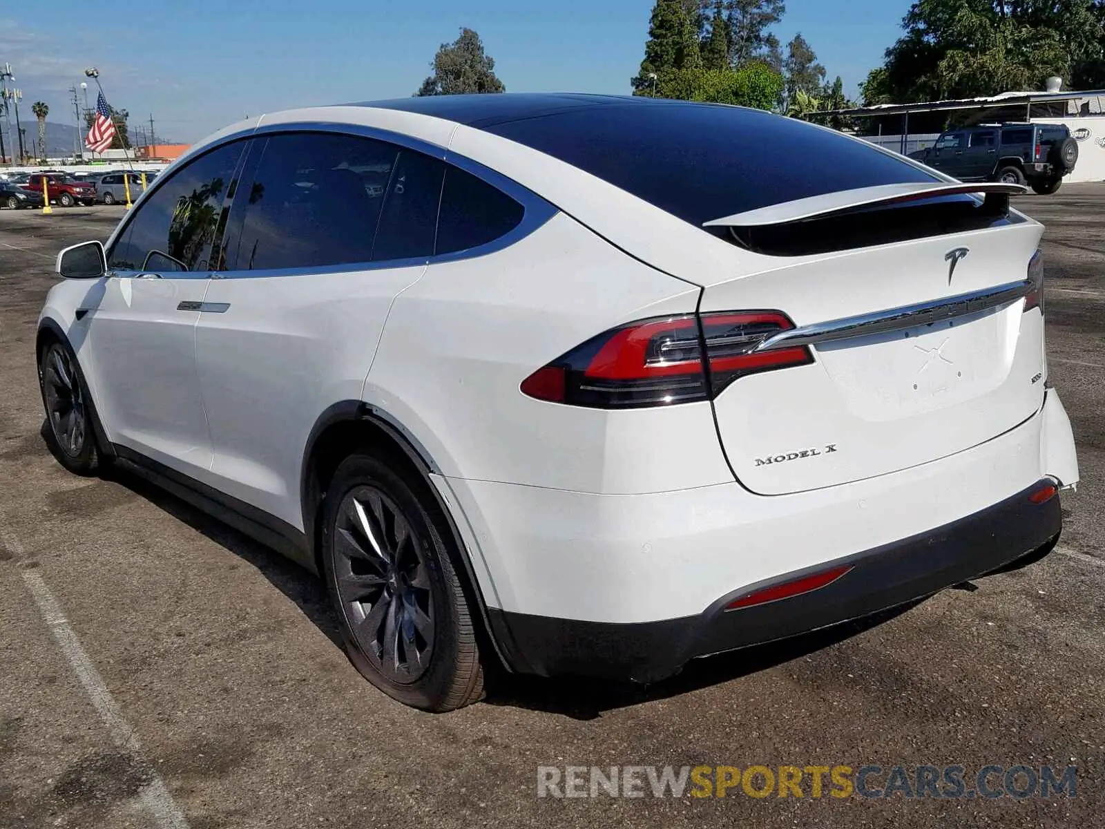 3 fotografías del automóvil dañado 5YJXCDE21KF152154 TESLA MODEL X 2019