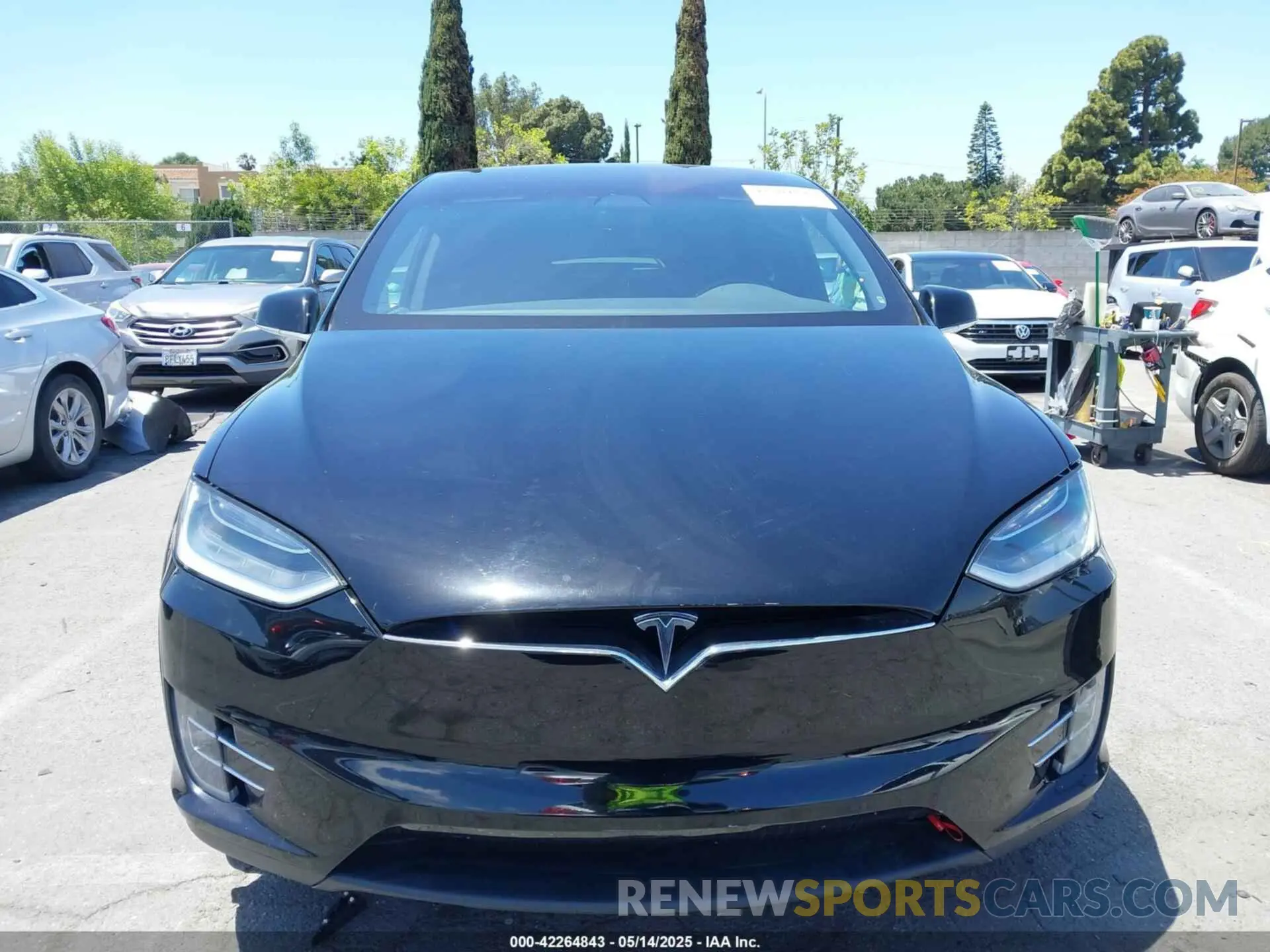12 fotografías del automóvil dañado 5YJXCDE23KF141849 TESLA MODEL X 2019