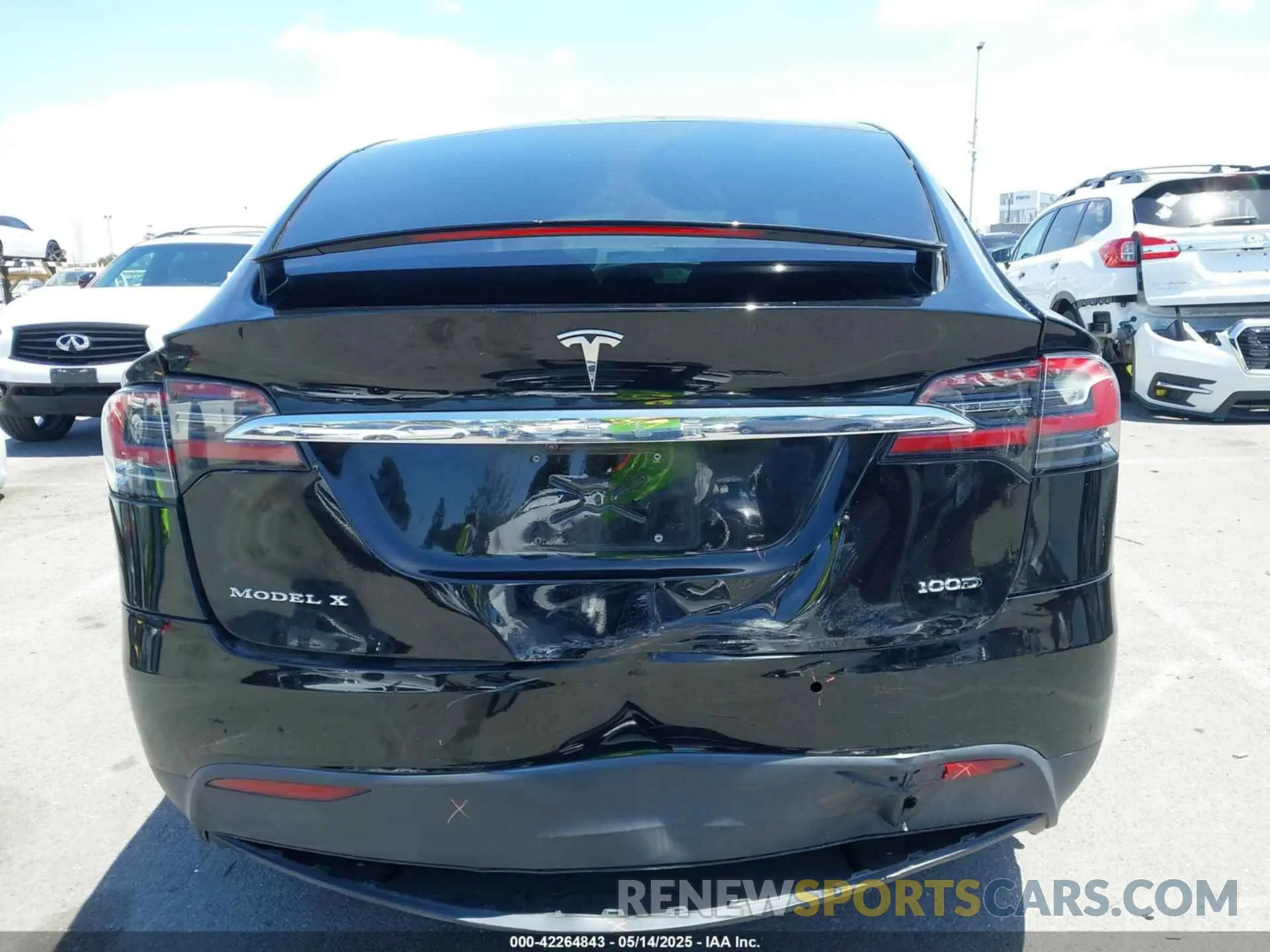 16 fotografías del automóvil dañado 5YJXCDE23KF141849 TESLA MODEL X 2019