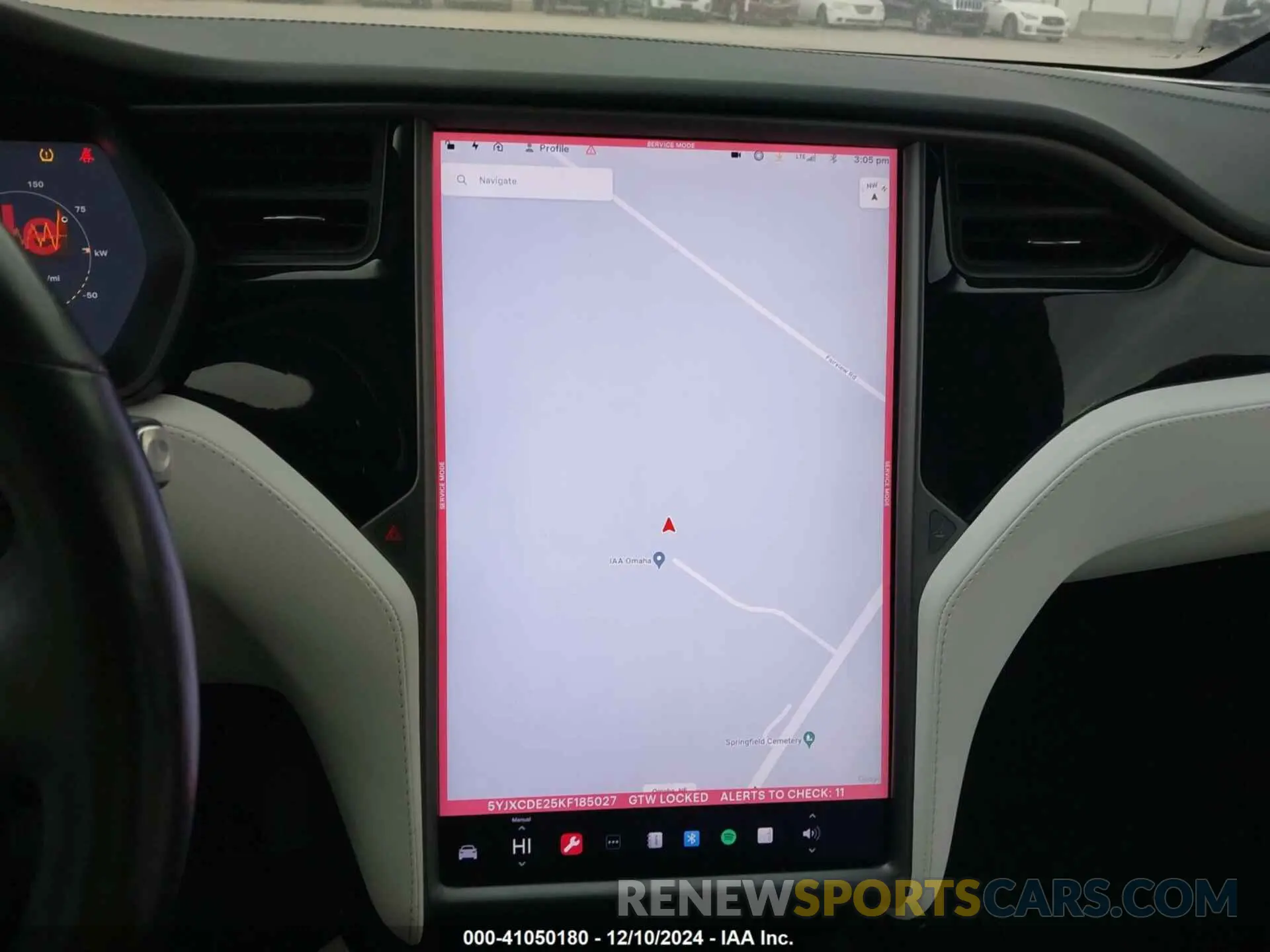 19 fotografías del automóvil dañado 5YJXCDE25KF185027 TESLA MODEL X 2019