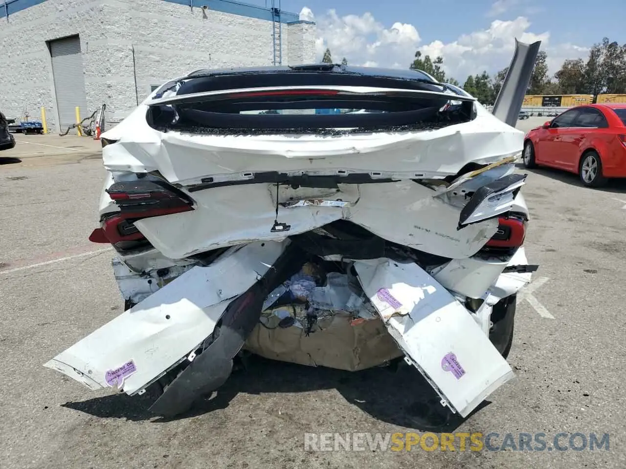6 fotografías del automóvil dañado 5YJXCDE25KF185030 TESLA MODEL X 2019