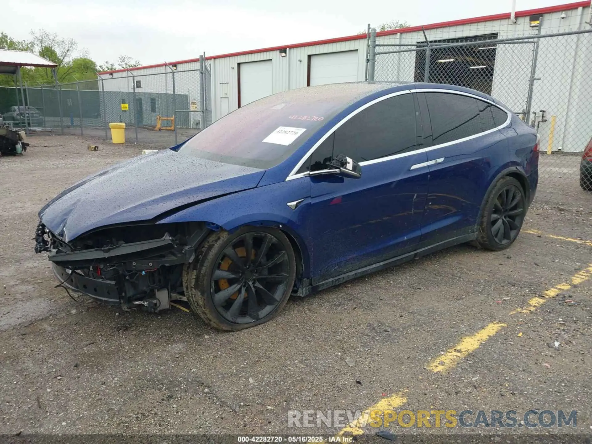 2 fotografías del automóvil dañado 5YJXCDE25KF196870 TESLA MODEL X 2019