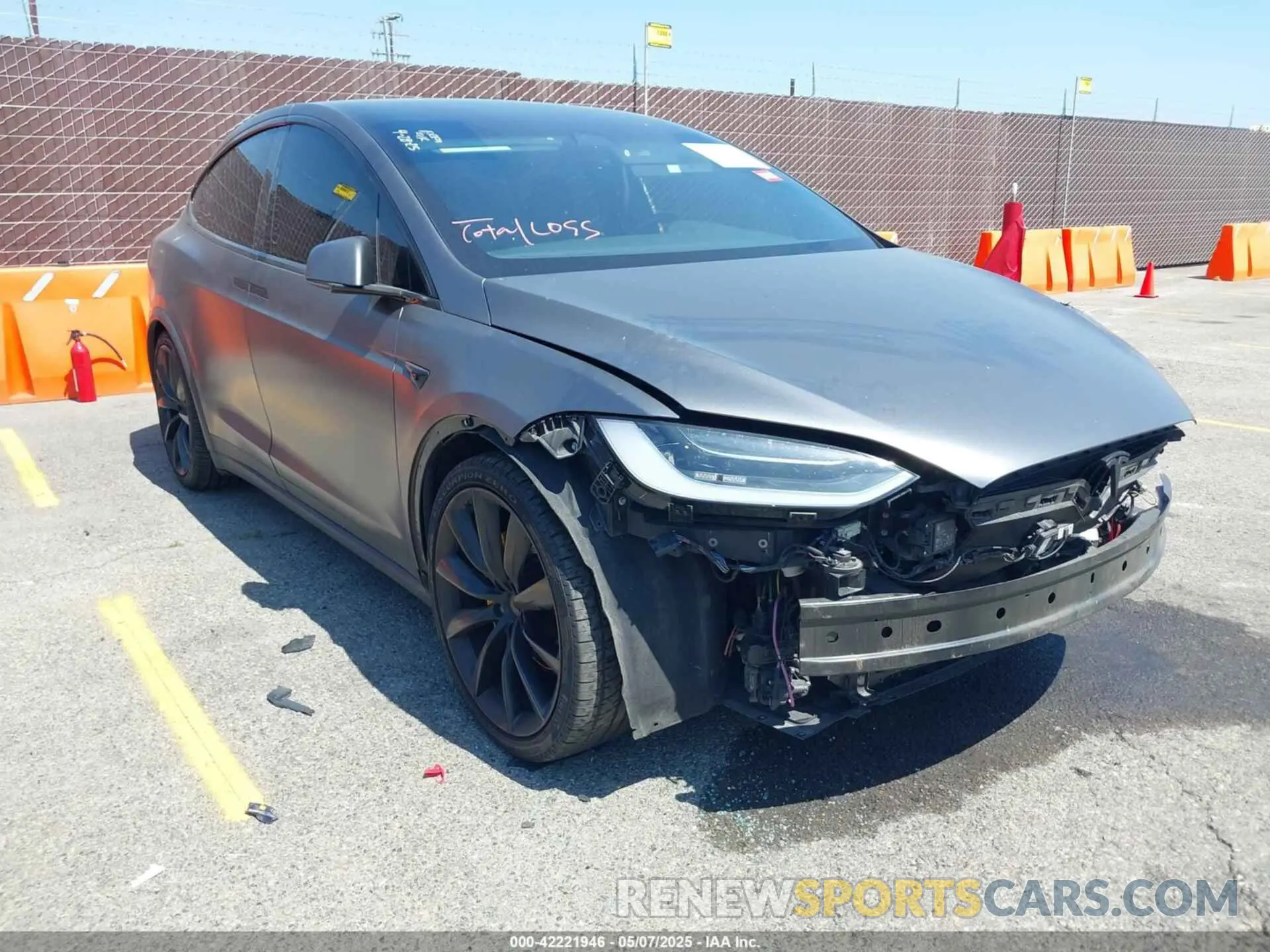 1 fotografías del automóvil dañado 5YJXCDE26KF154322 TESLA MODEL X 2019