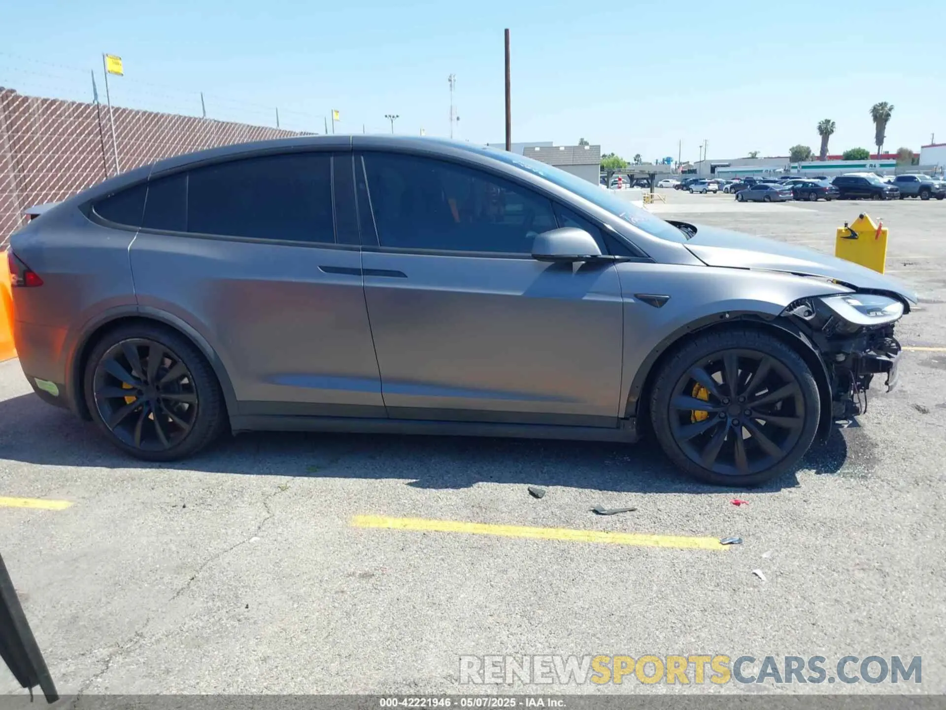13 fotografías del automóvil dañado 5YJXCDE26KF154322 TESLA MODEL X 2019