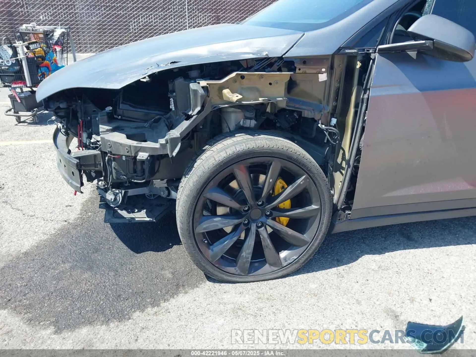 6 fotografías del automóvil dañado 5YJXCDE26KF154322 TESLA MODEL X 2019