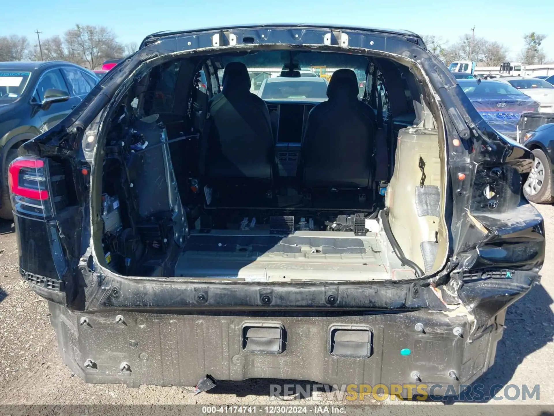 14 fotografías del automóvil dañado 5YJXCDE2XKF161371 TESLA MODEL X 2019