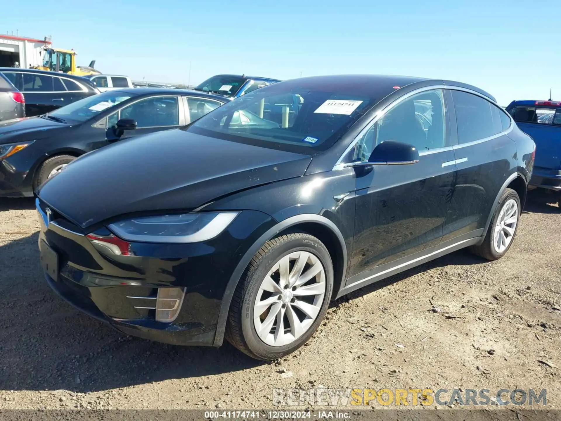 2 fotografías del automóvil dañado 5YJXCDE2XKF161371 TESLA MODEL X 2019