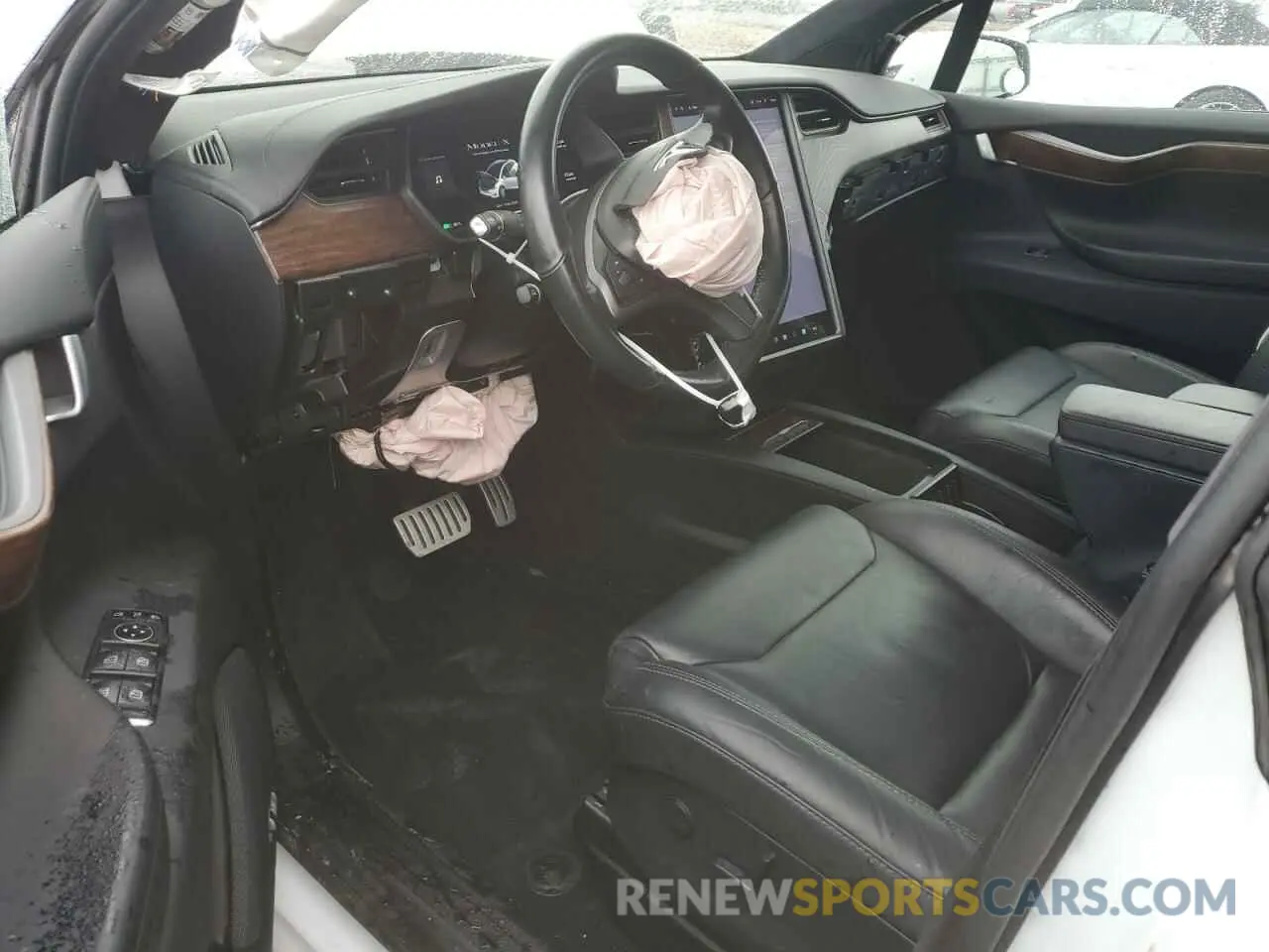 8 fotografías del automóvil dañado 5YJXCDE48KF183130 TESLA MODEL X 2019
