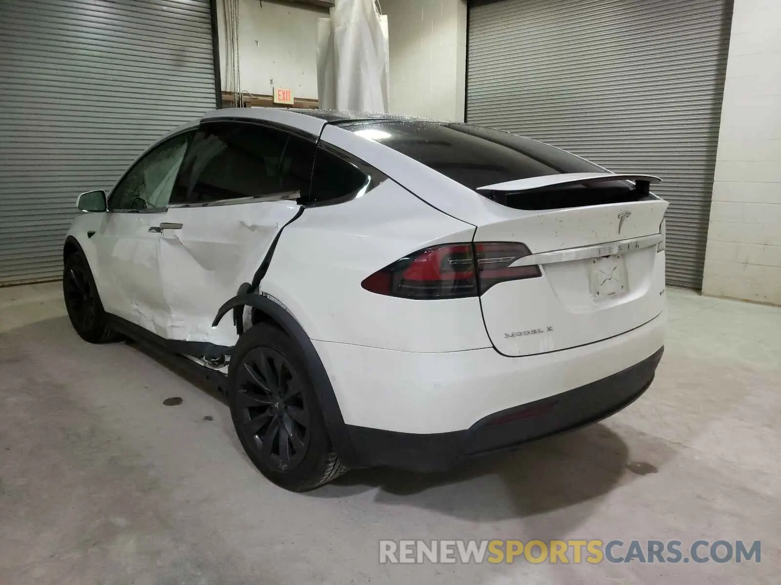 3 fotografías del automóvil dañado 5YJXCDL26KF150366 TESLA MODEL X 2019