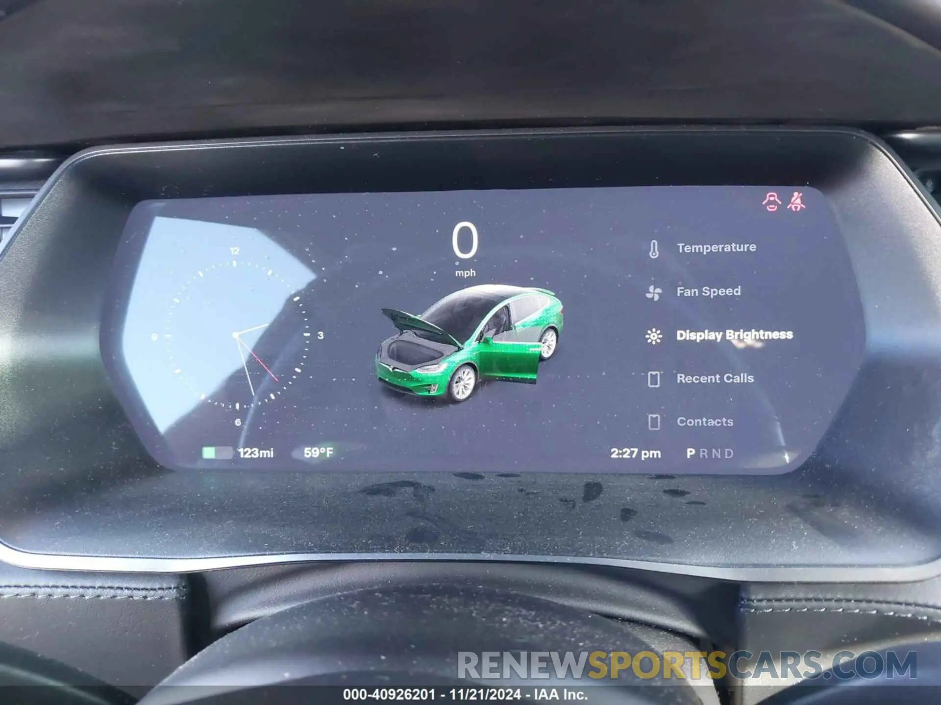 7 fotografías del automóvil dañado 5YJXCAE20LF237485 TESLA MODEL X 2020