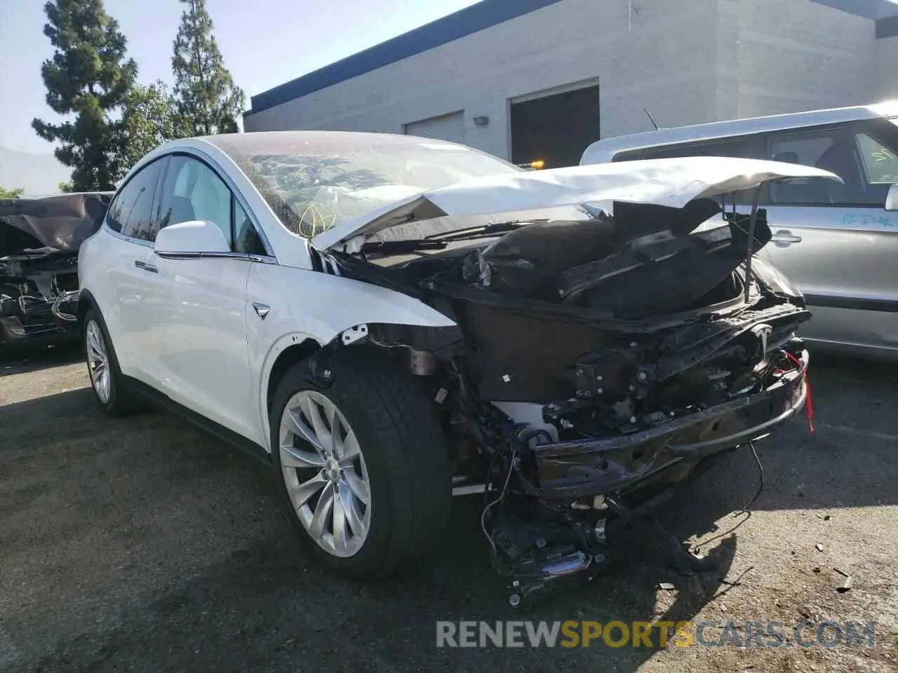 1 fotografías del automóvil dañado 5YJXCAE20LF243447 TESLA MODEL X 2020