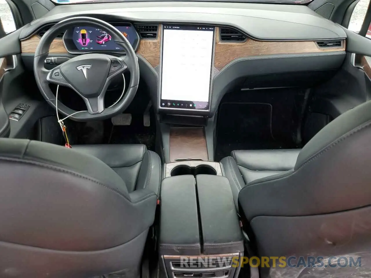 8 fotografías del automóvil dañado 5YJXCAE20LF248549 TESLA MODEL X 2020