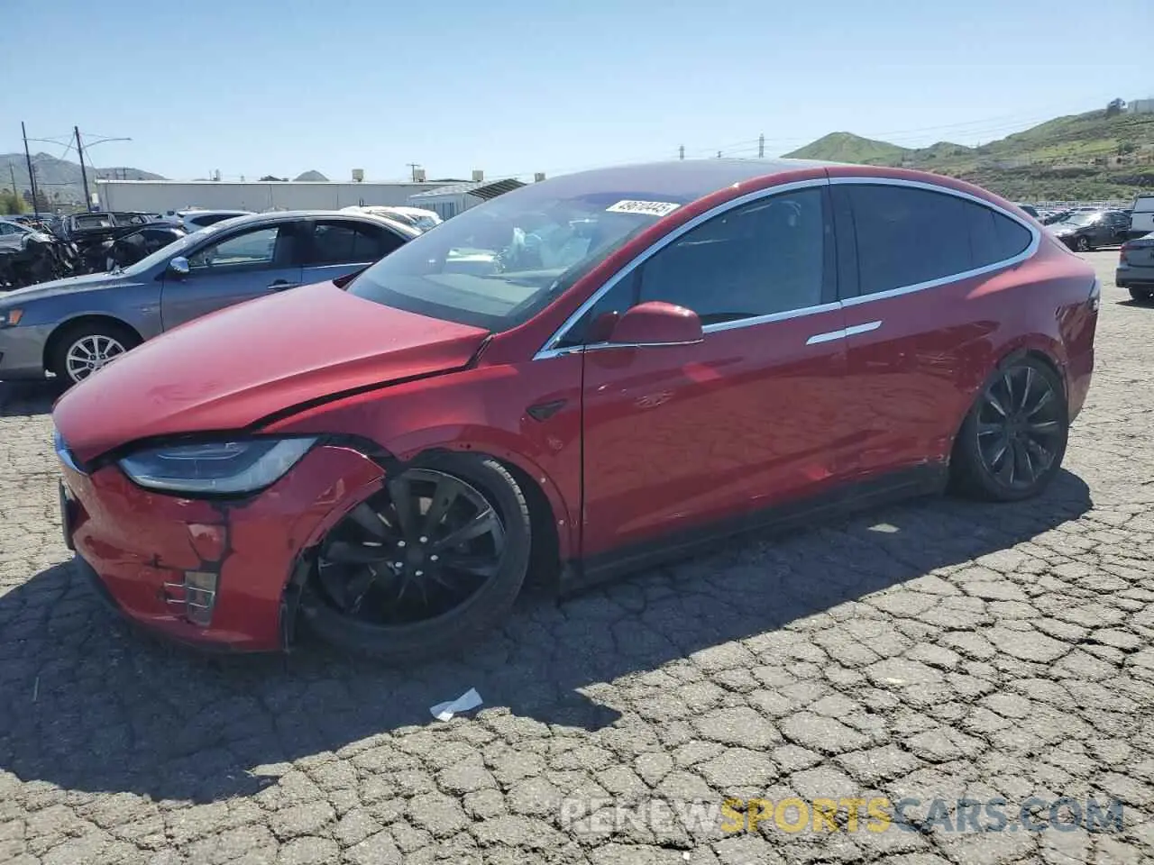 1 fotografías del automóvil dañado 5YJXCAE21LF219478 TESLA MODEL X 2020