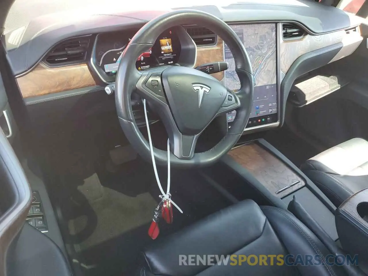 8 fotografías del automóvil dañado 5YJXCAE21LF219478 TESLA MODEL X 2020