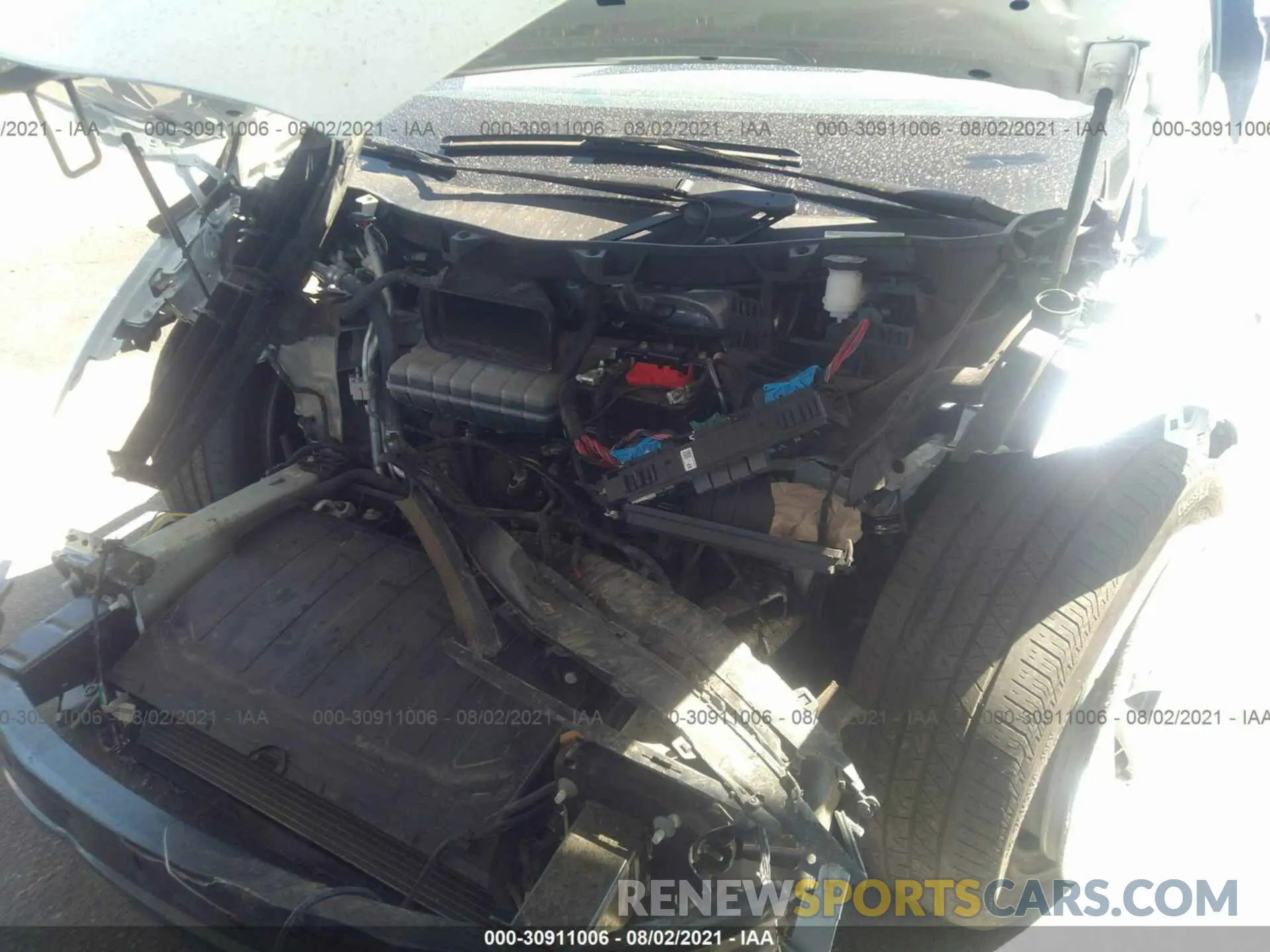 10 fotografías del automóvil dañado 5YJXCAE21LF235891 TESLA MODEL X 2020