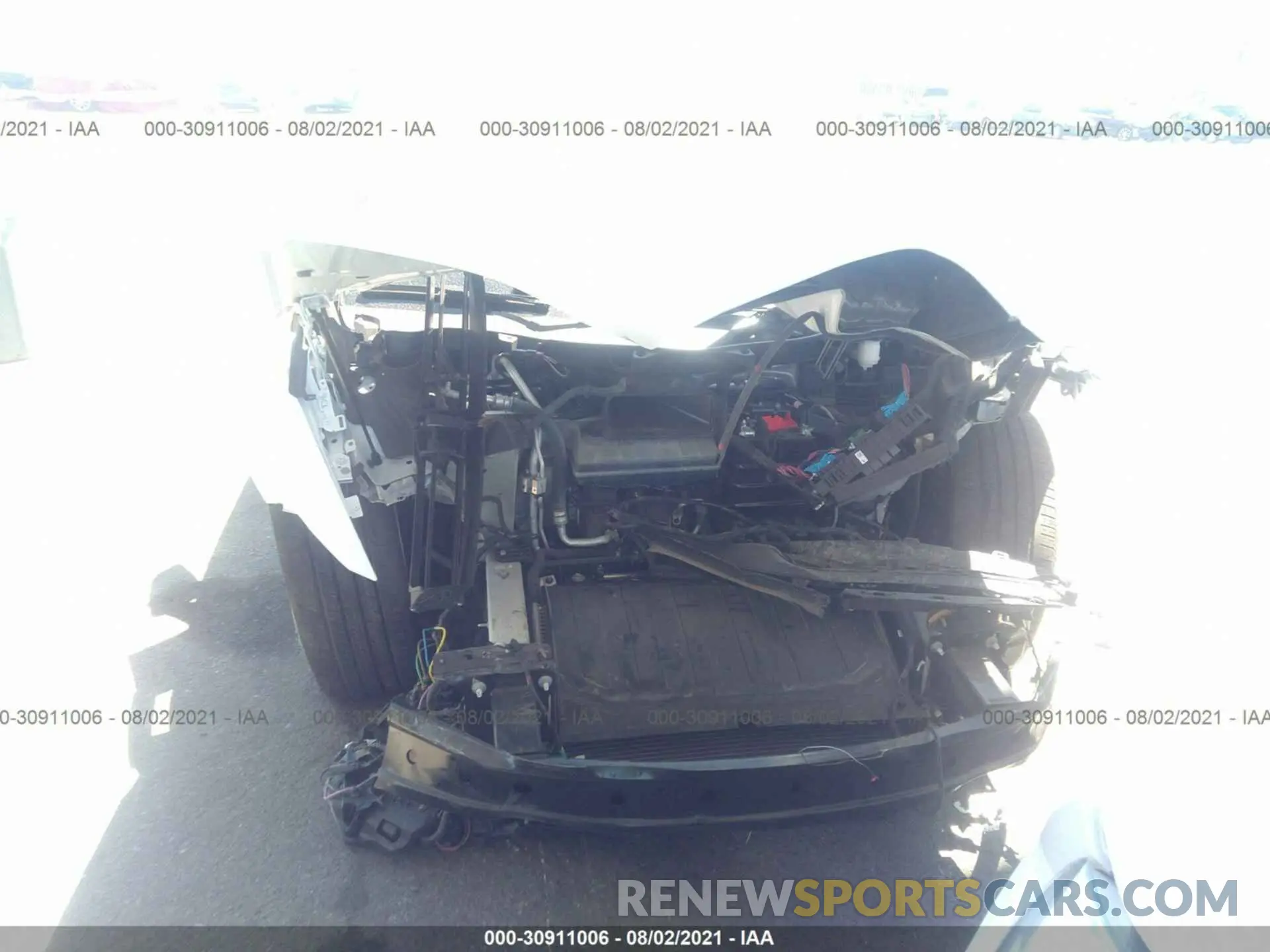 6 fotografías del automóvil dañado 5YJXCAE21LF235891 TESLA MODEL X 2020