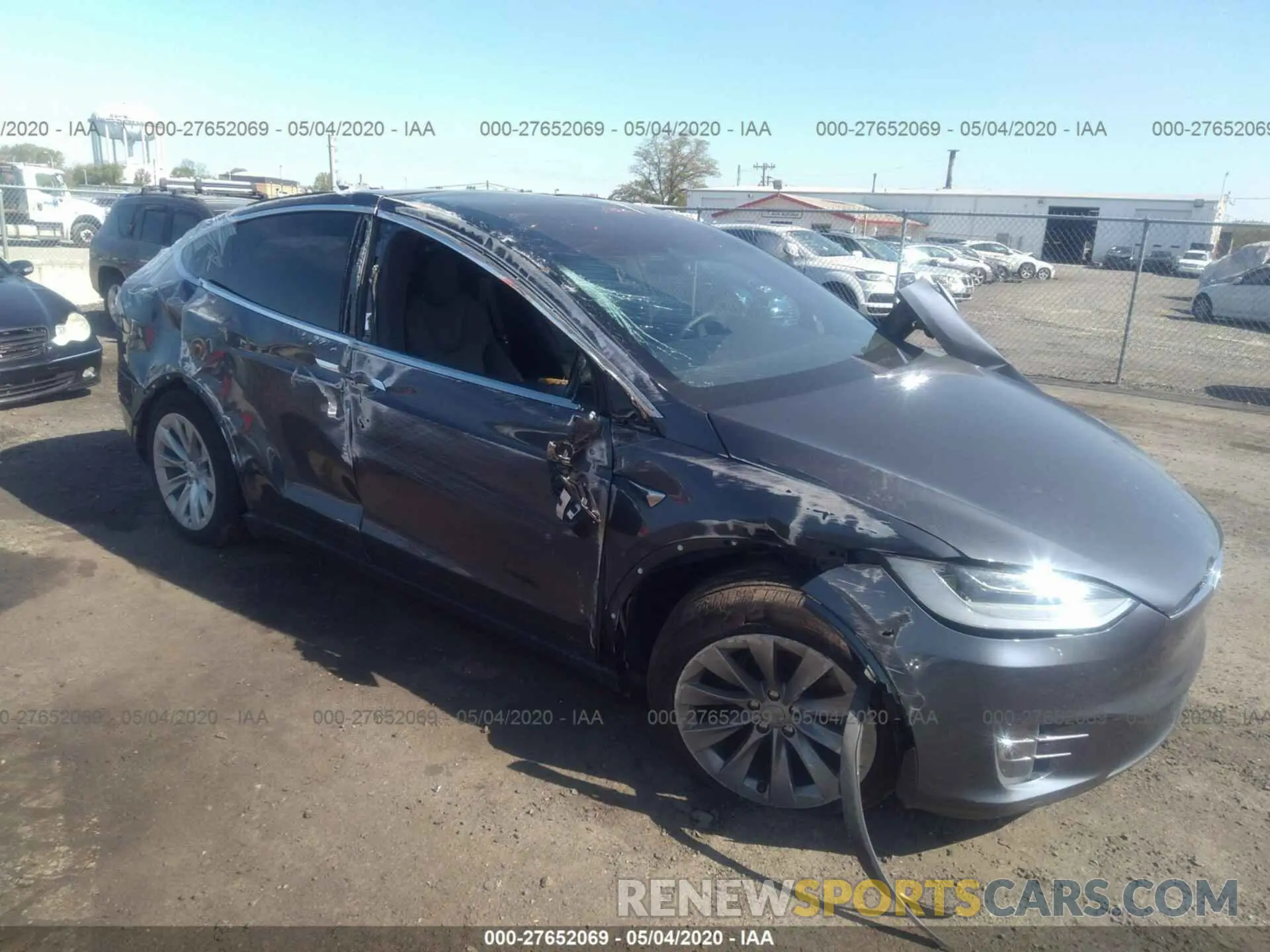 1 fotografías del automóvil dañado 5YJXCAE21LF243859 TESLA MODEL X 2020