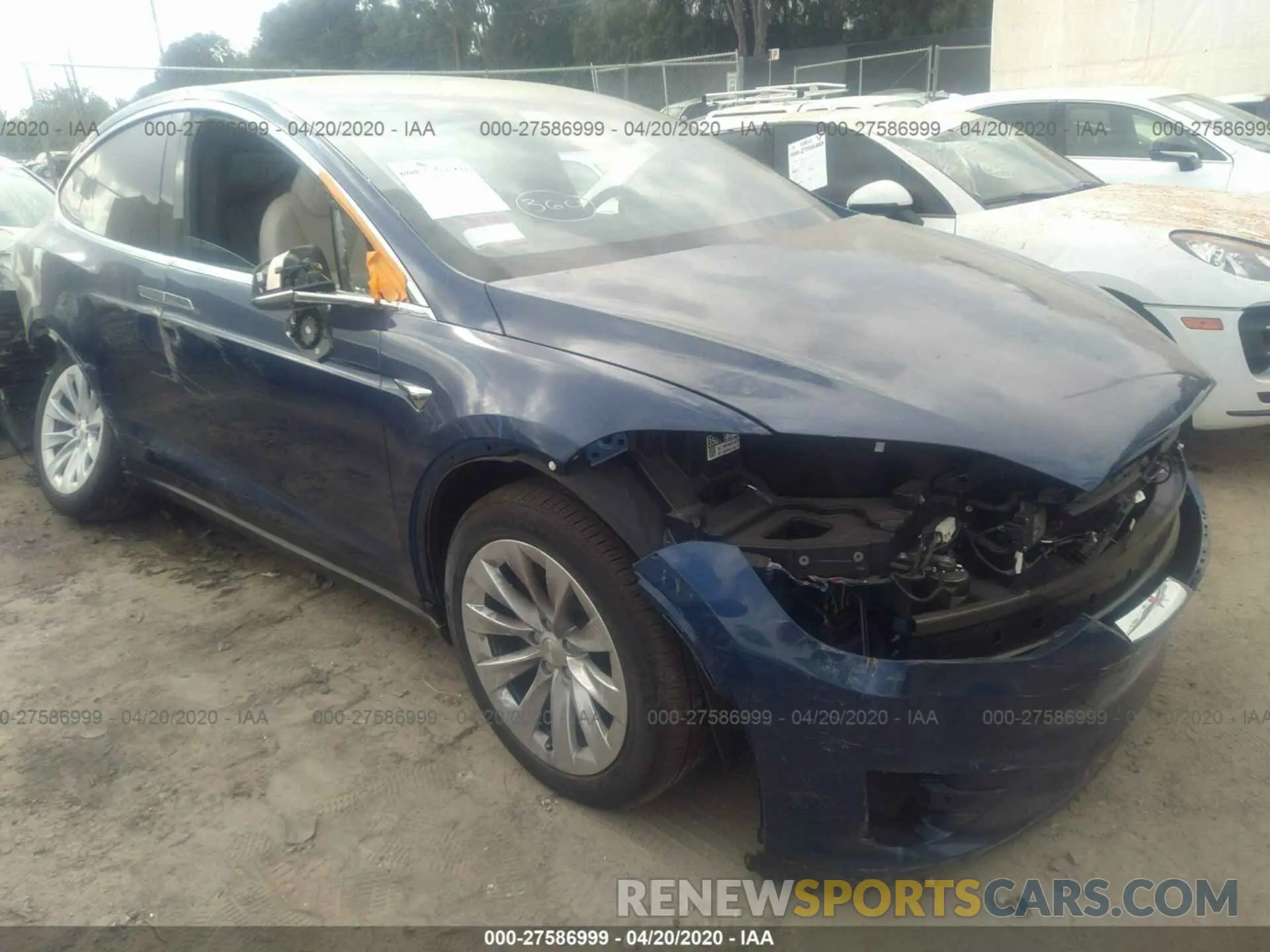 1 fotografías del automóvil dañado 5YJXCAE22LF246723 TESLA MODEL X 2020