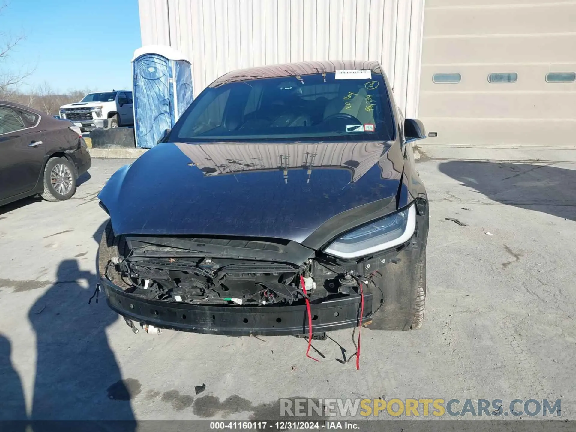 12 fotografías del automóvil dañado 5YJXCAE22LF300795 TESLA MODEL X 2020