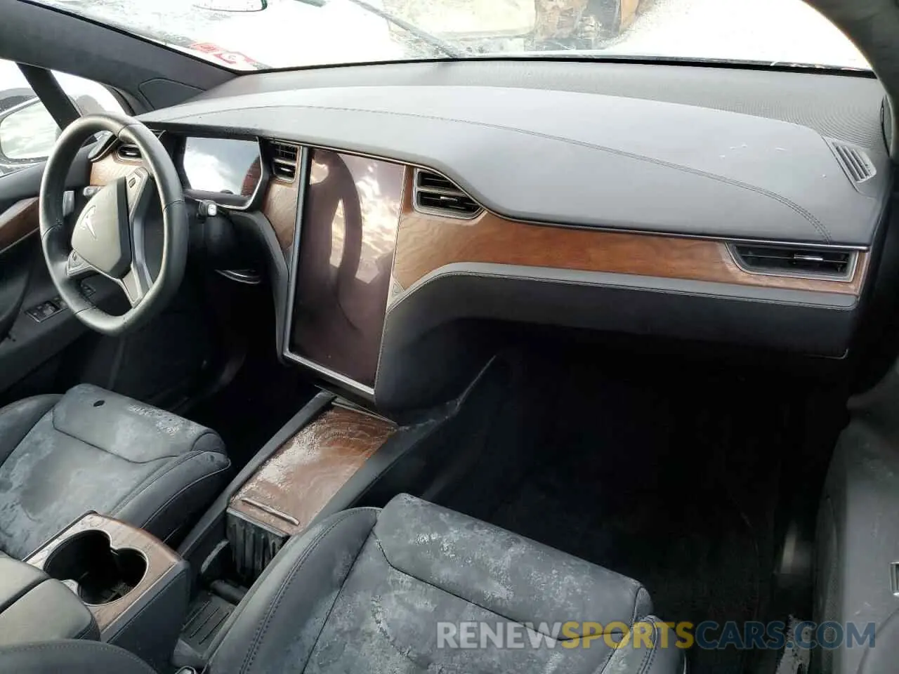 8 fotografías del automóvil dañado 5YJXCAE23LF221989 TESLA MODEL X 2020