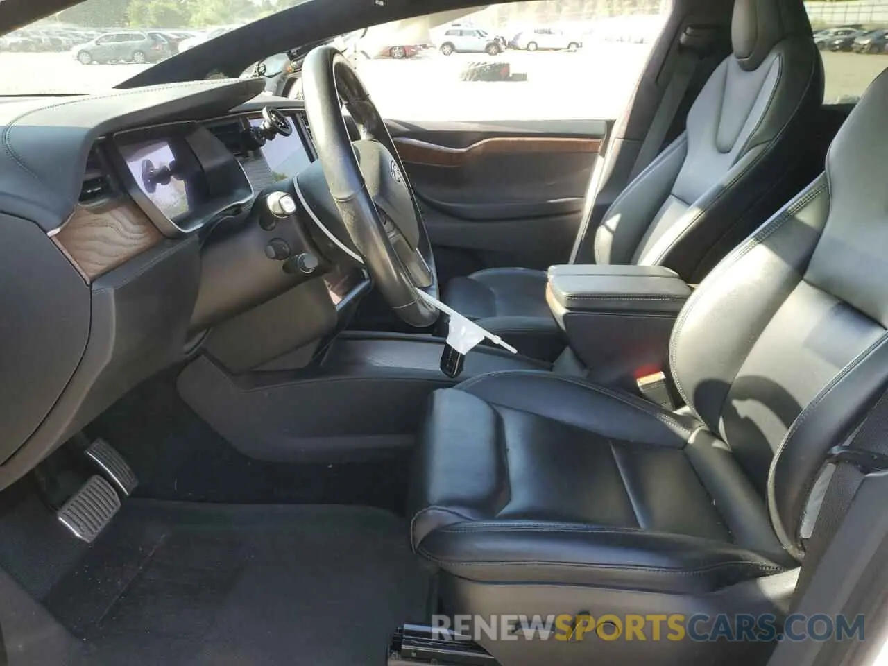 7 fotografías del automóvil dañado 5YJXCAE23LF237481 TESLA MODEL X 2020