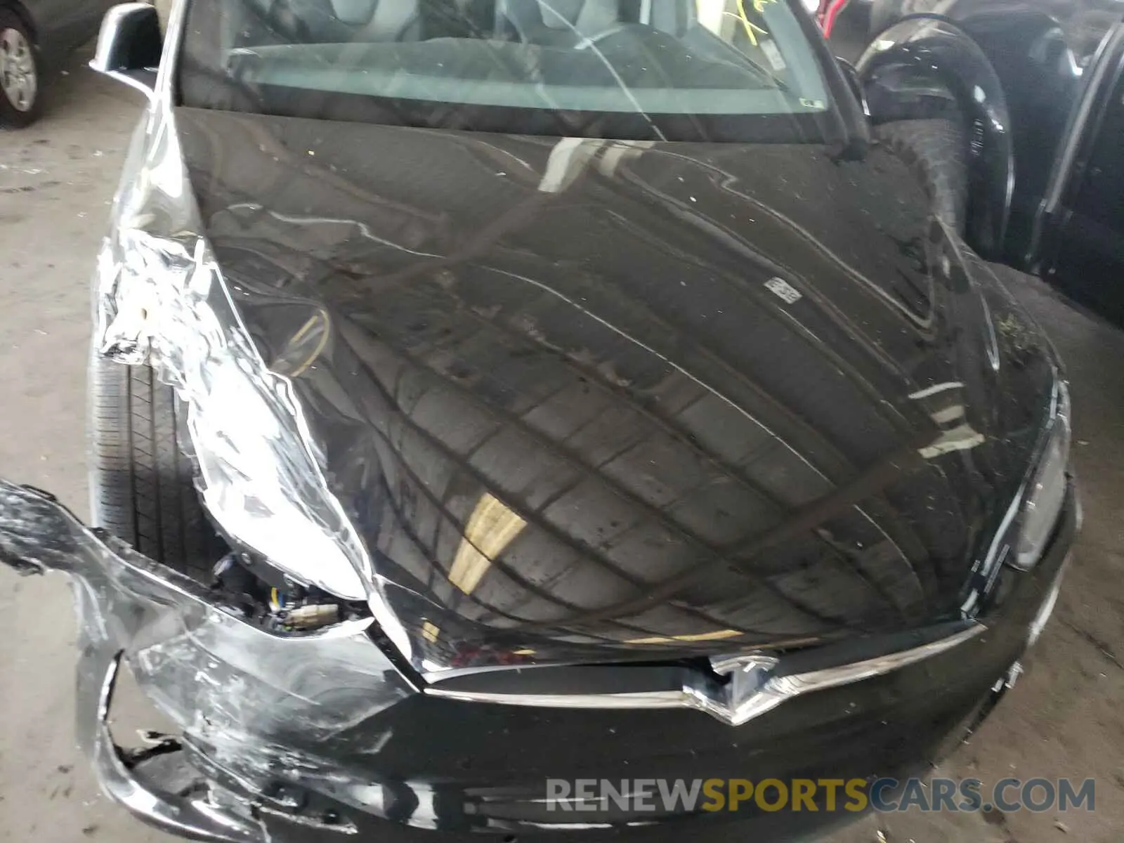 7 fotografías del automóvil dañado 5YJXCAE23LF272098 TESLA MODEL X 2020
