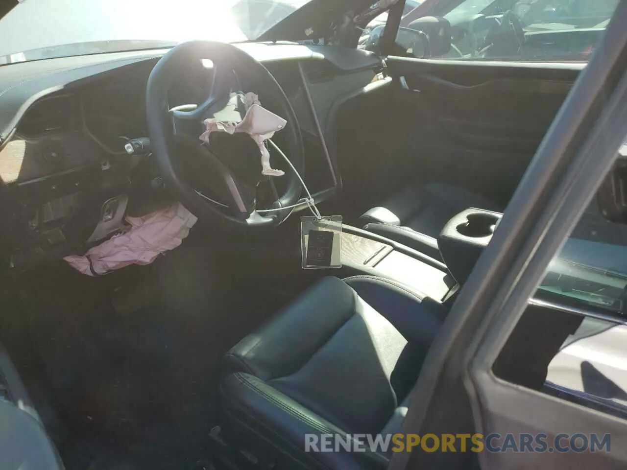 7 fotografías del automóvil dañado 5YJXCAE23LF282159 TESLA MODEL X 2020