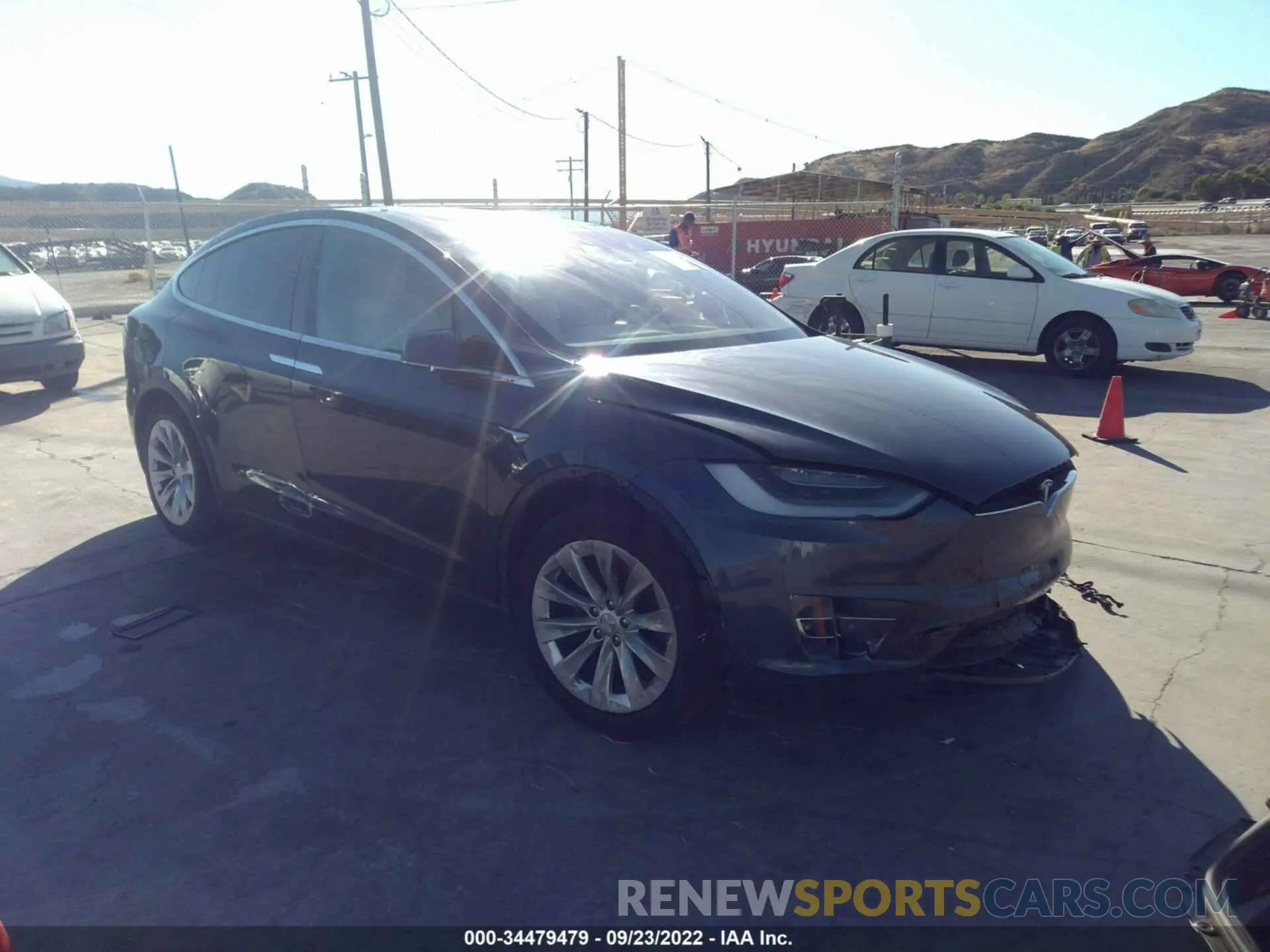 1 fotografías del automóvil dañado 5YJXCAE23LF285904 TESLA MODEL X 2020