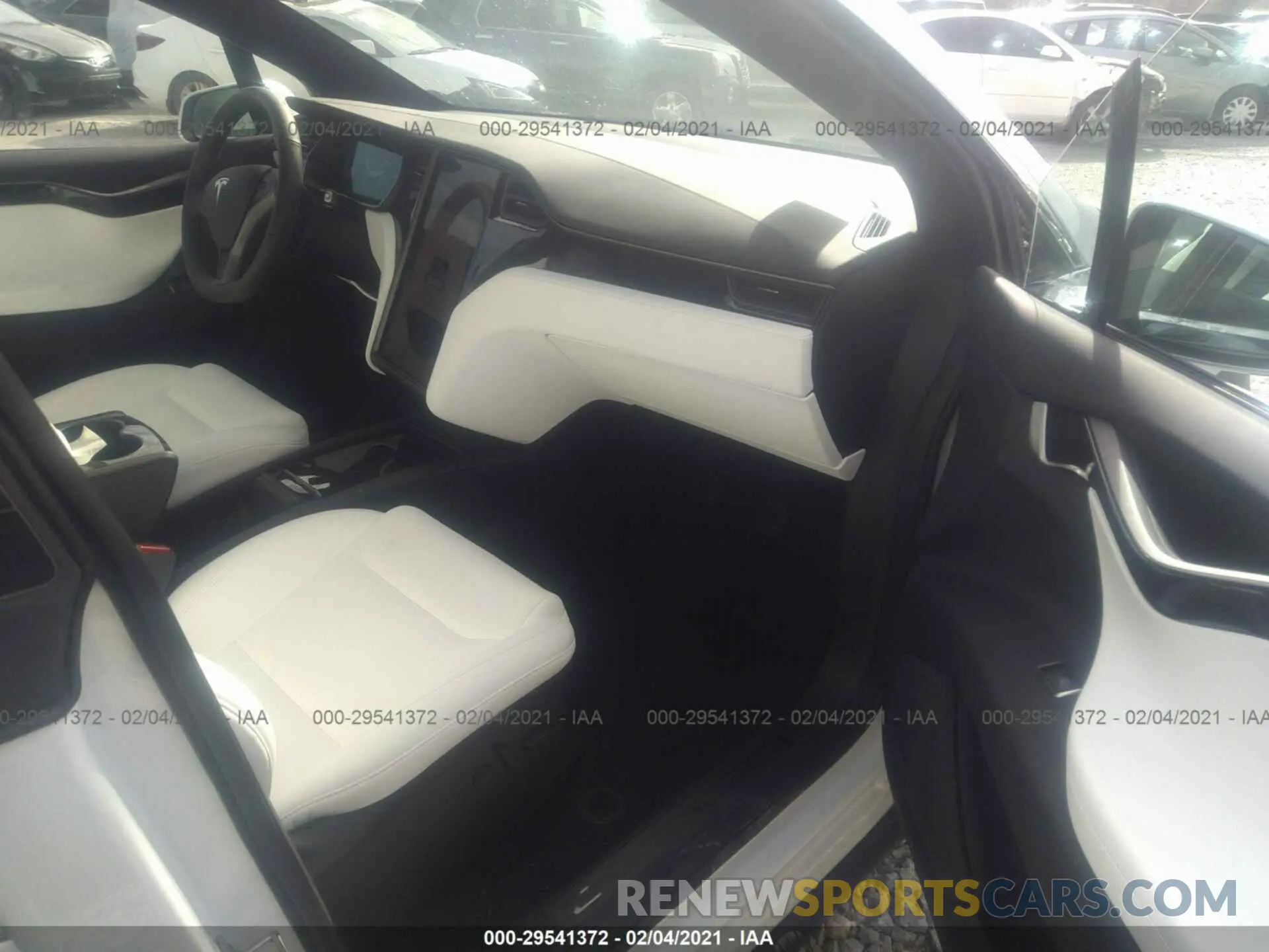 5 fotografías del automóvil dañado 5YJXCAE23LF304080 TESLA MODEL X 2020