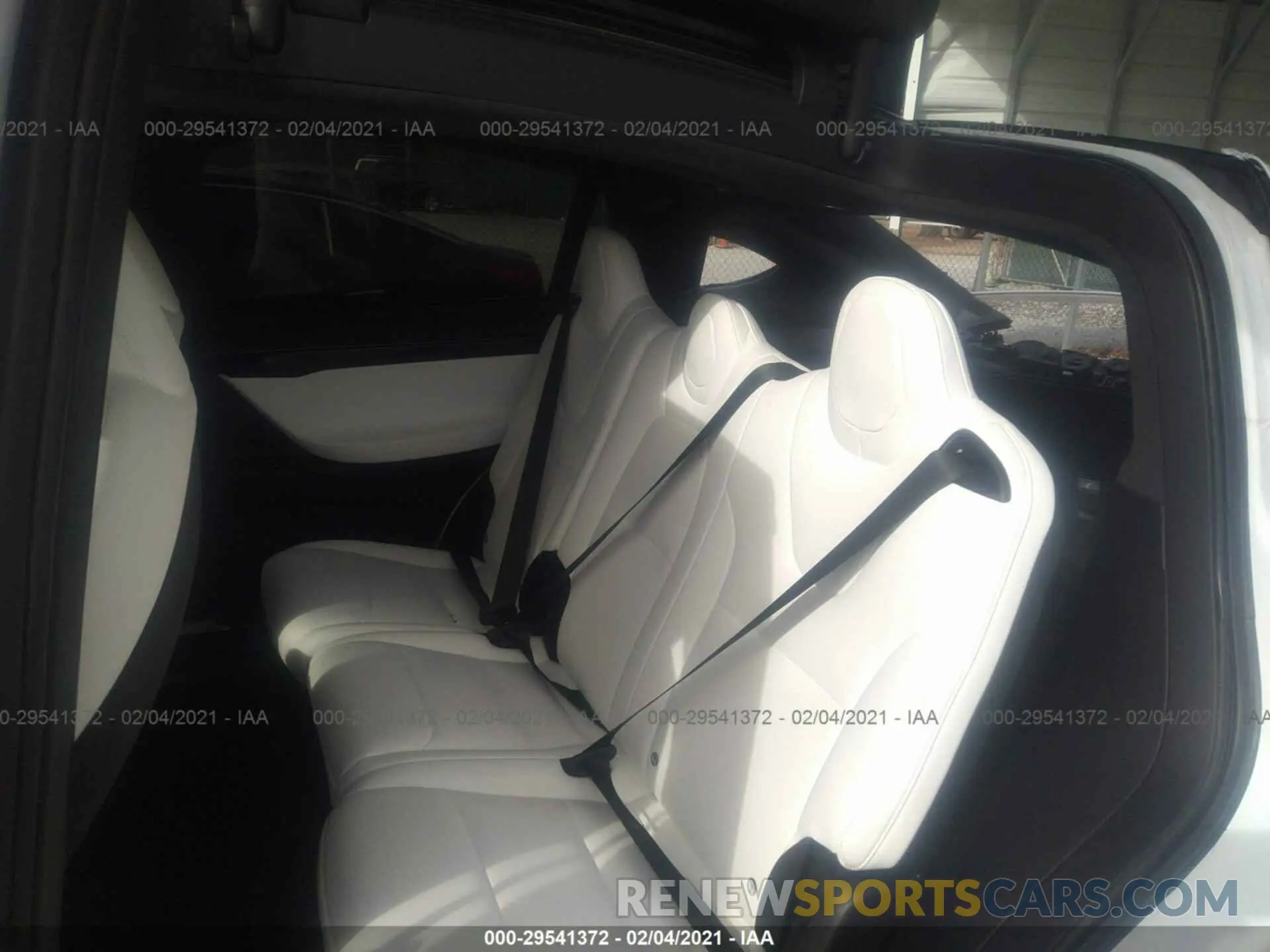 8 fotografías del automóvil dañado 5YJXCAE23LF304080 TESLA MODEL X 2020