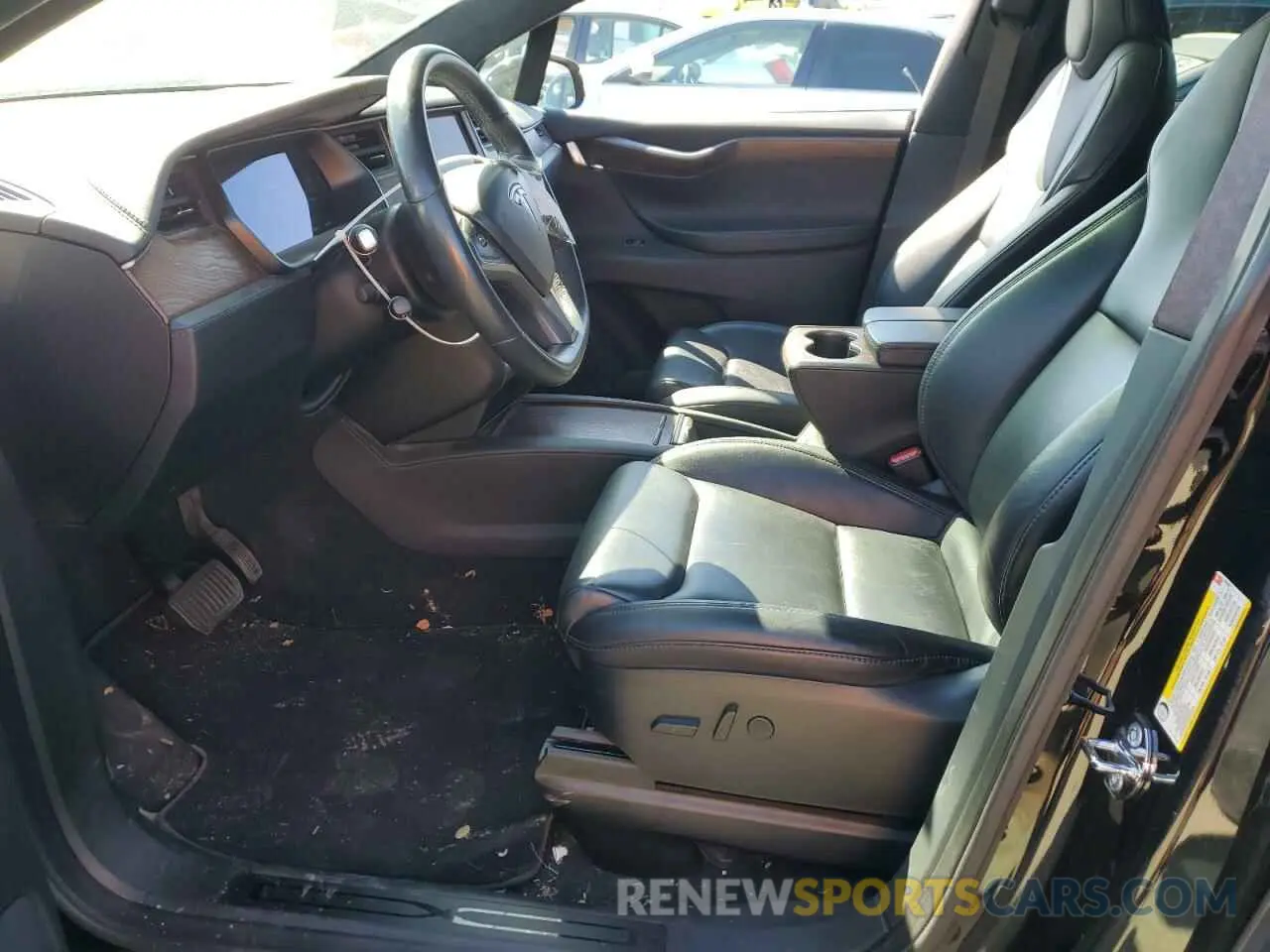 7 fotografías del automóvil dañado 5YJXCAE24LF262597 TESLA MODEL X 2020