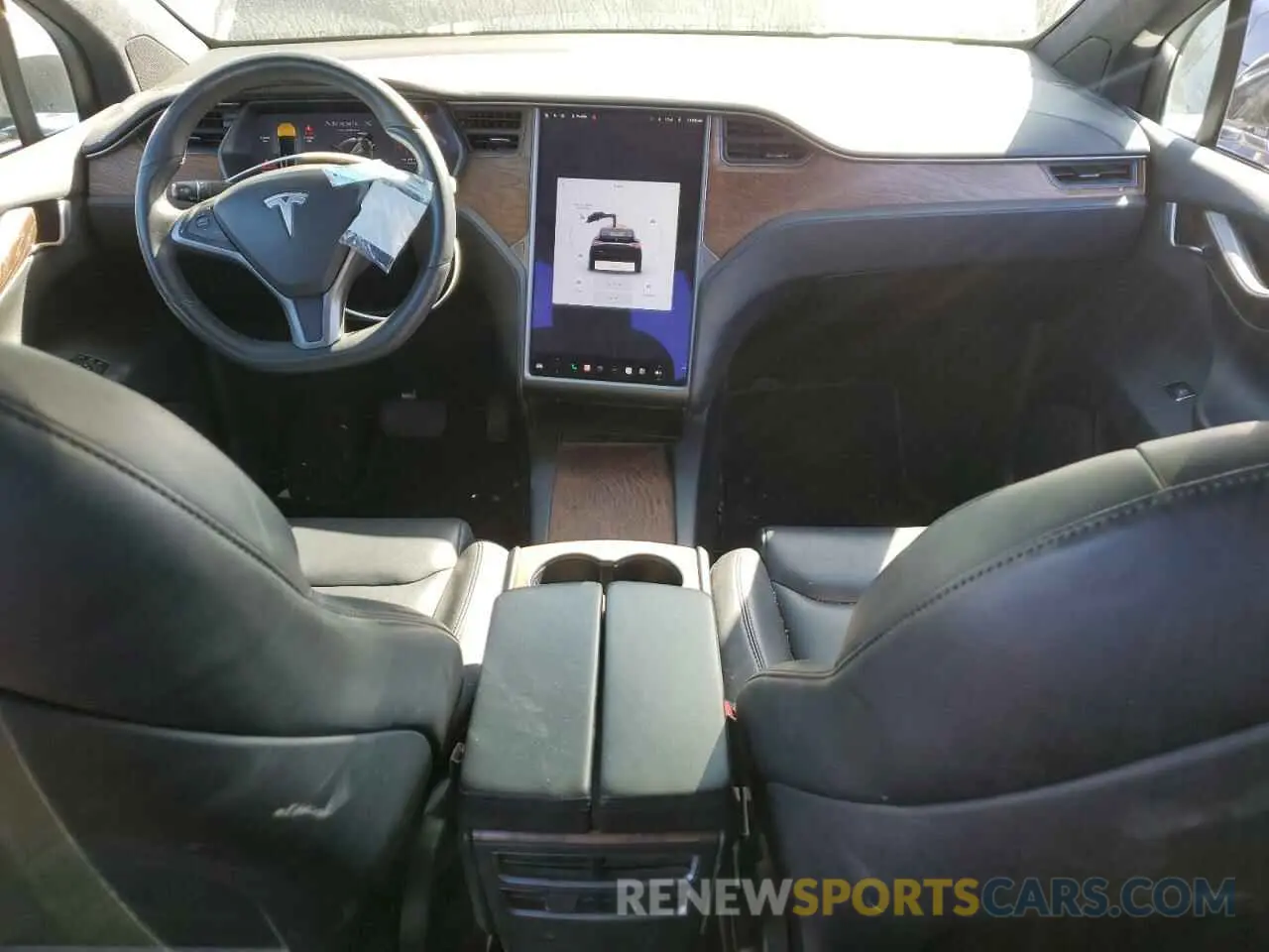 8 fotografías del automóvil dañado 5YJXCAE24LF262597 TESLA MODEL X 2020