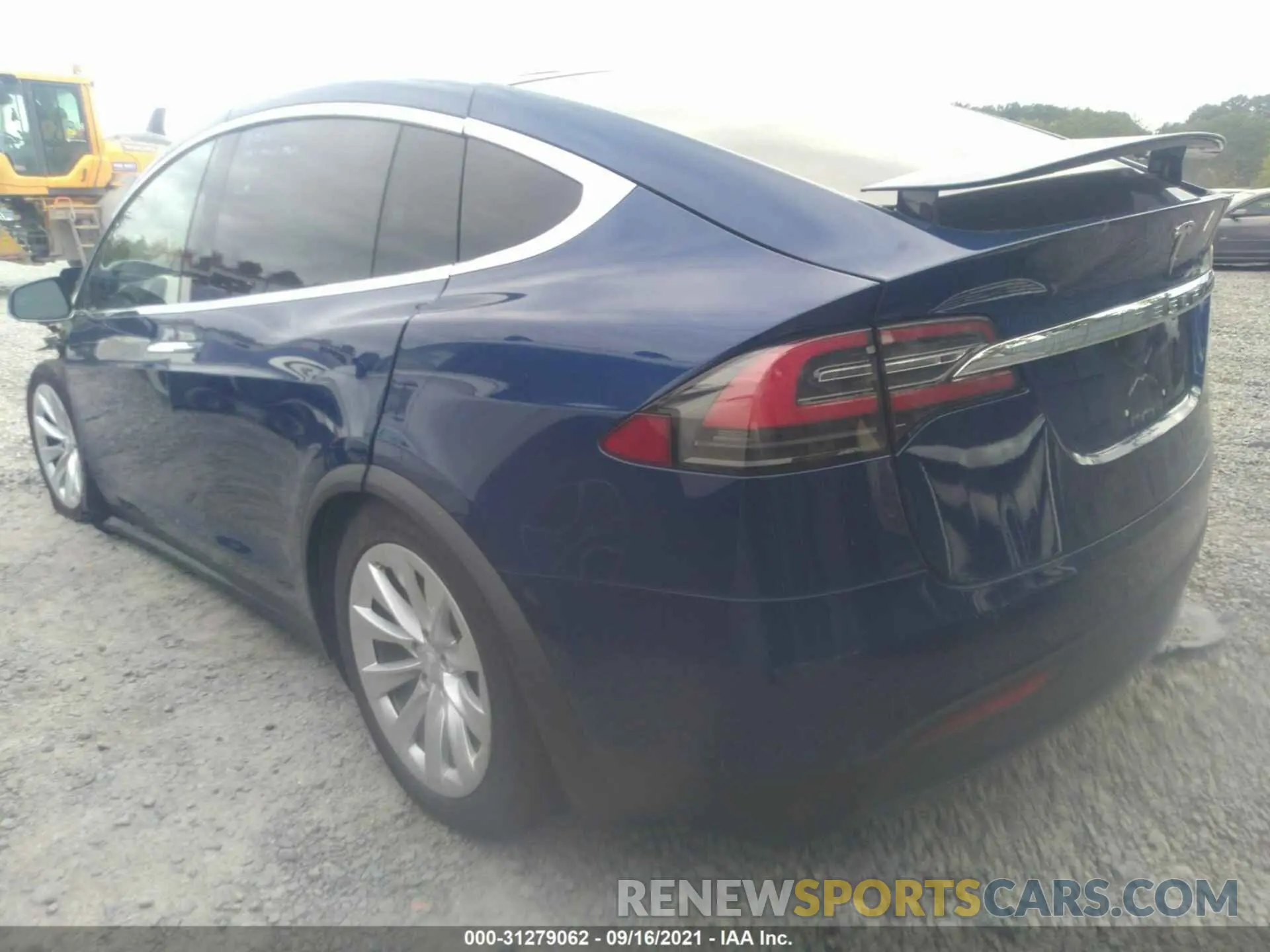 3 fotografías del automóvil dañado 5YJXCAE25LF221329 TESLA MODEL X 2020