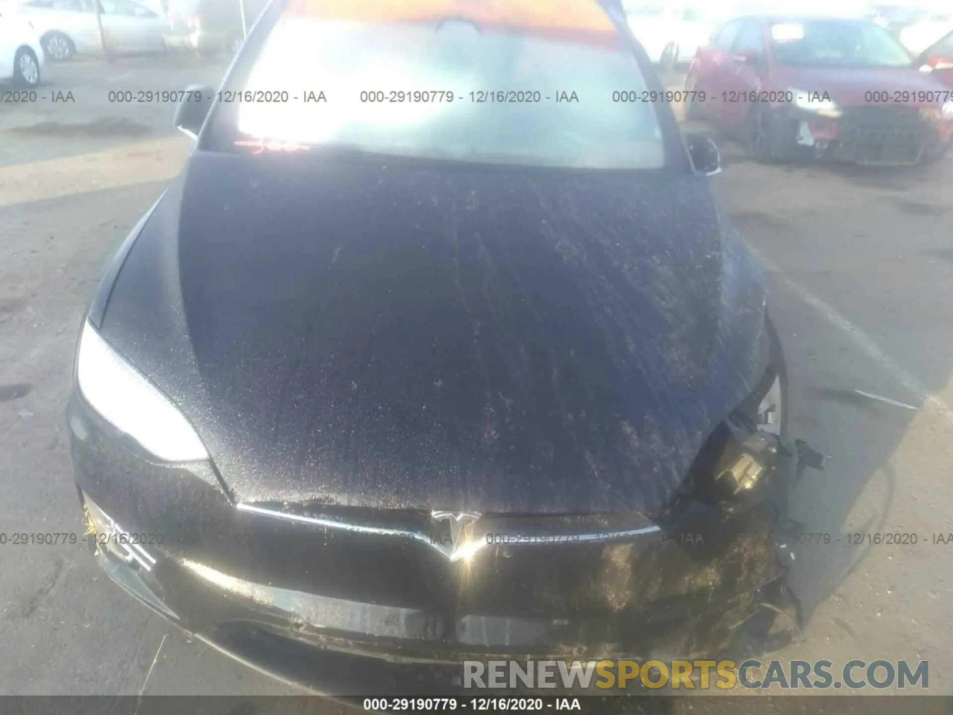 10 fotografías del automóvil dañado 5YJXCAE25LF231035 TESLA MODEL X 2020