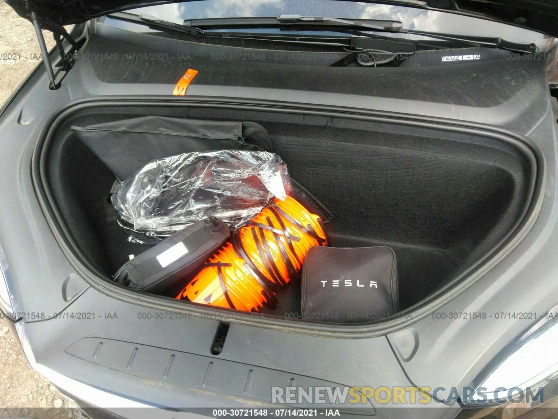 10 fotografías del automóvil dañado 5YJXCAE25LF271776 TESLA MODEL X 2020