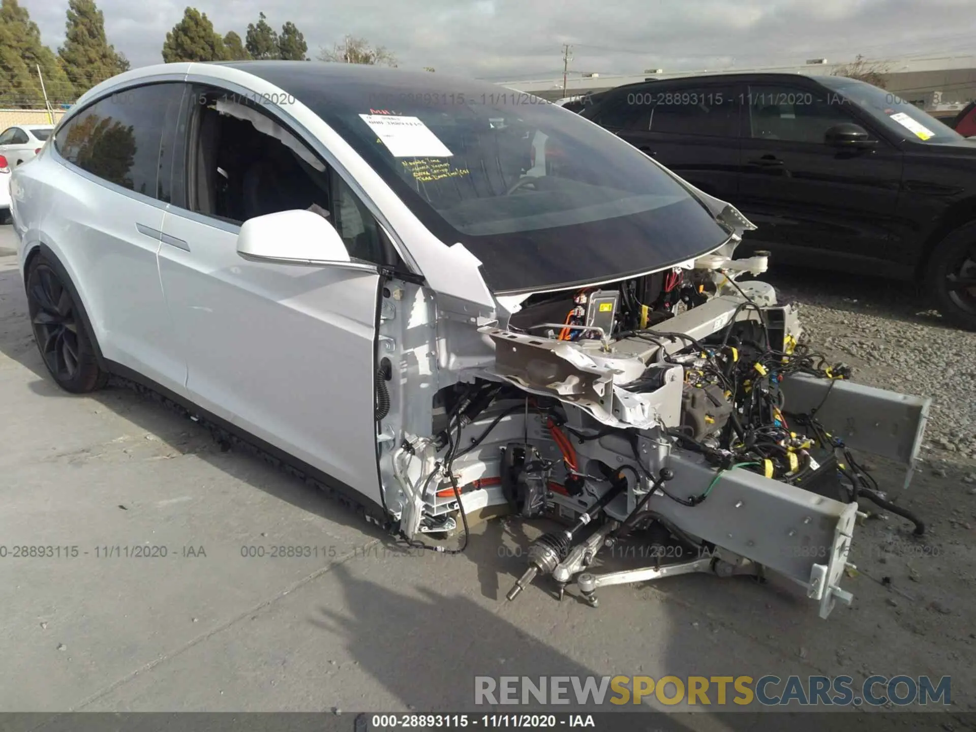 1 fotografías del automóvil dañado 5YJXCAE26LF304560 TESLA MODEL X 2020