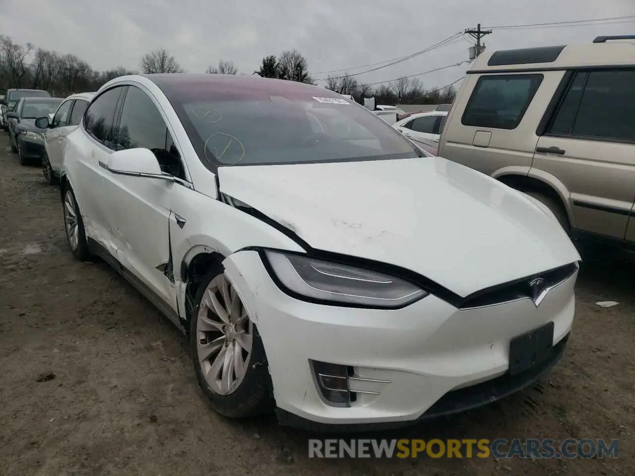 1 fotografías del automóvil dañado 5YJXCAE27LF238696 TESLA MODEL X 2020