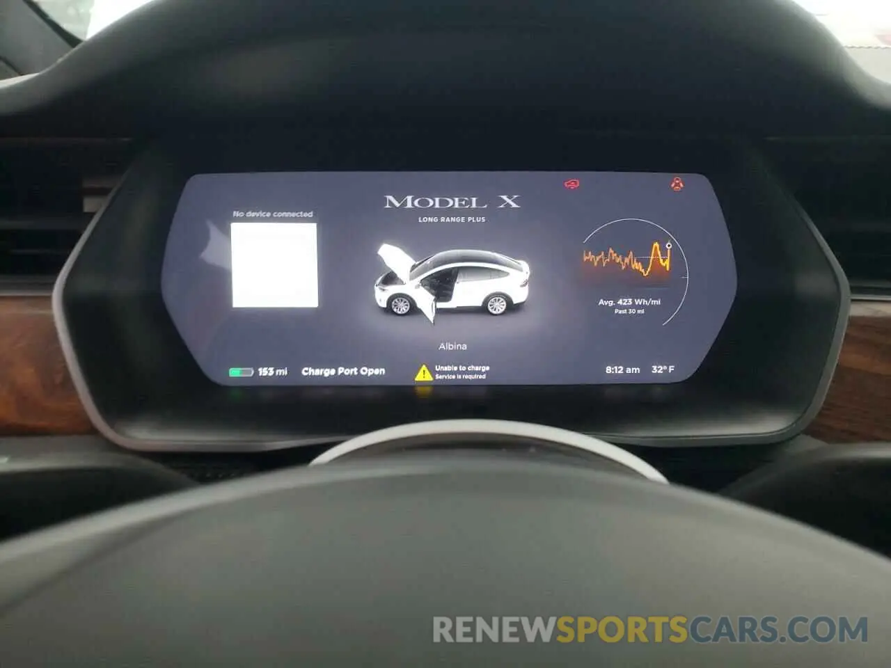 8 fotografías del automóvil dañado 5YJXCAE27LF238696 TESLA MODEL X 2020